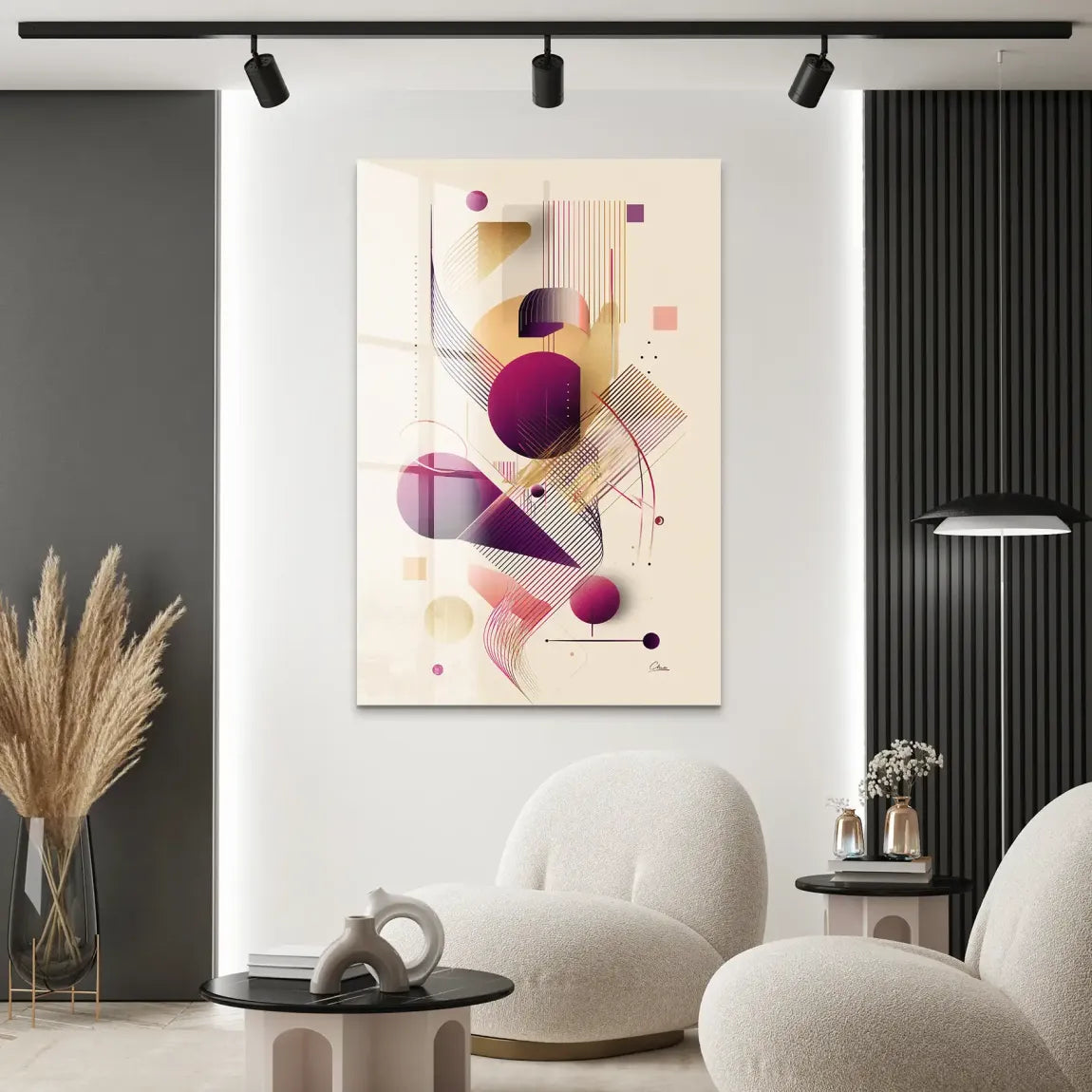 Velour Spectrum Harmony Acrylglas Bild INGALERIE