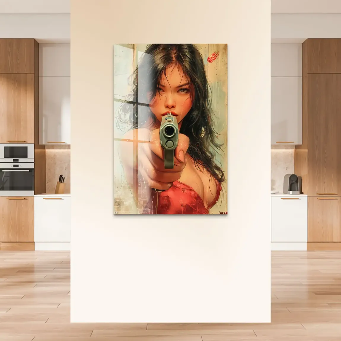 Velvet Gun Acrylglas Bild