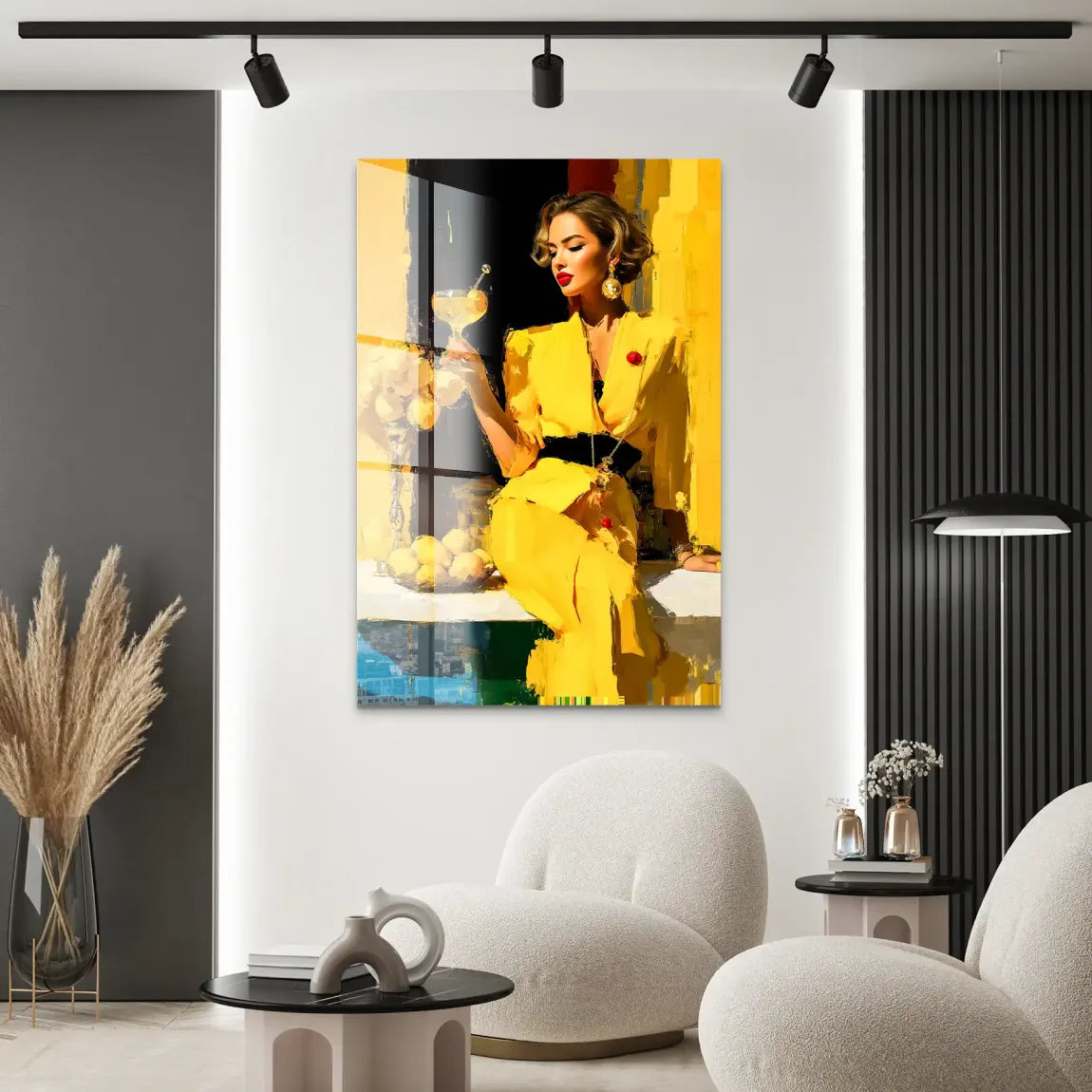Lemon Chic Elegance Acrylglas Bild INGALERIE