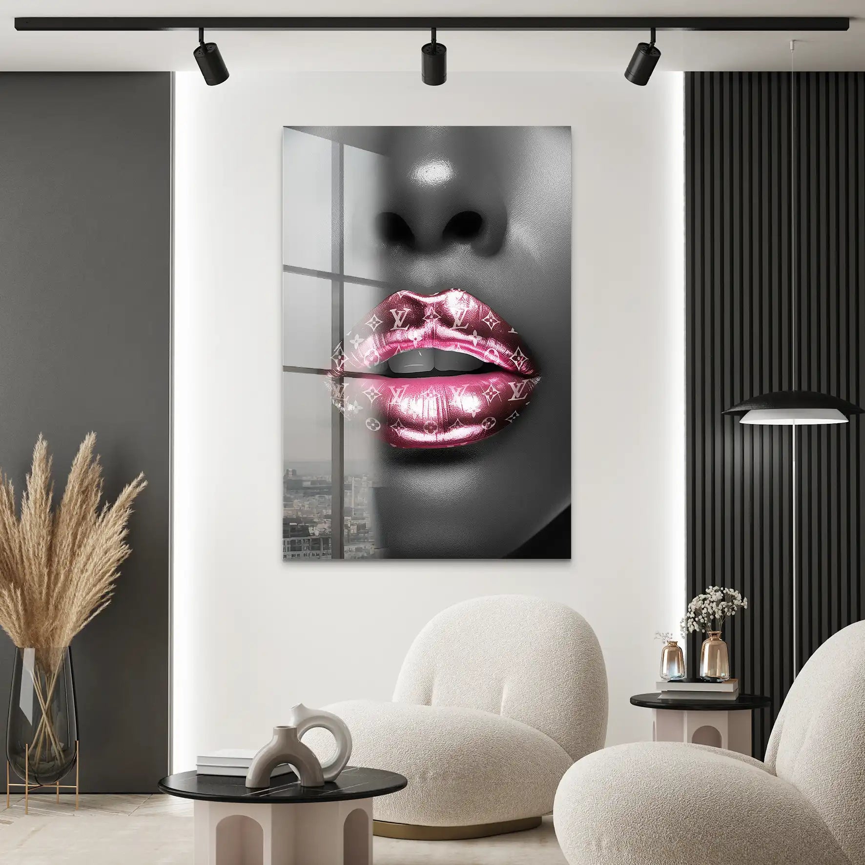 Silver Louis Lips Acrylglas Bild INGALERIE