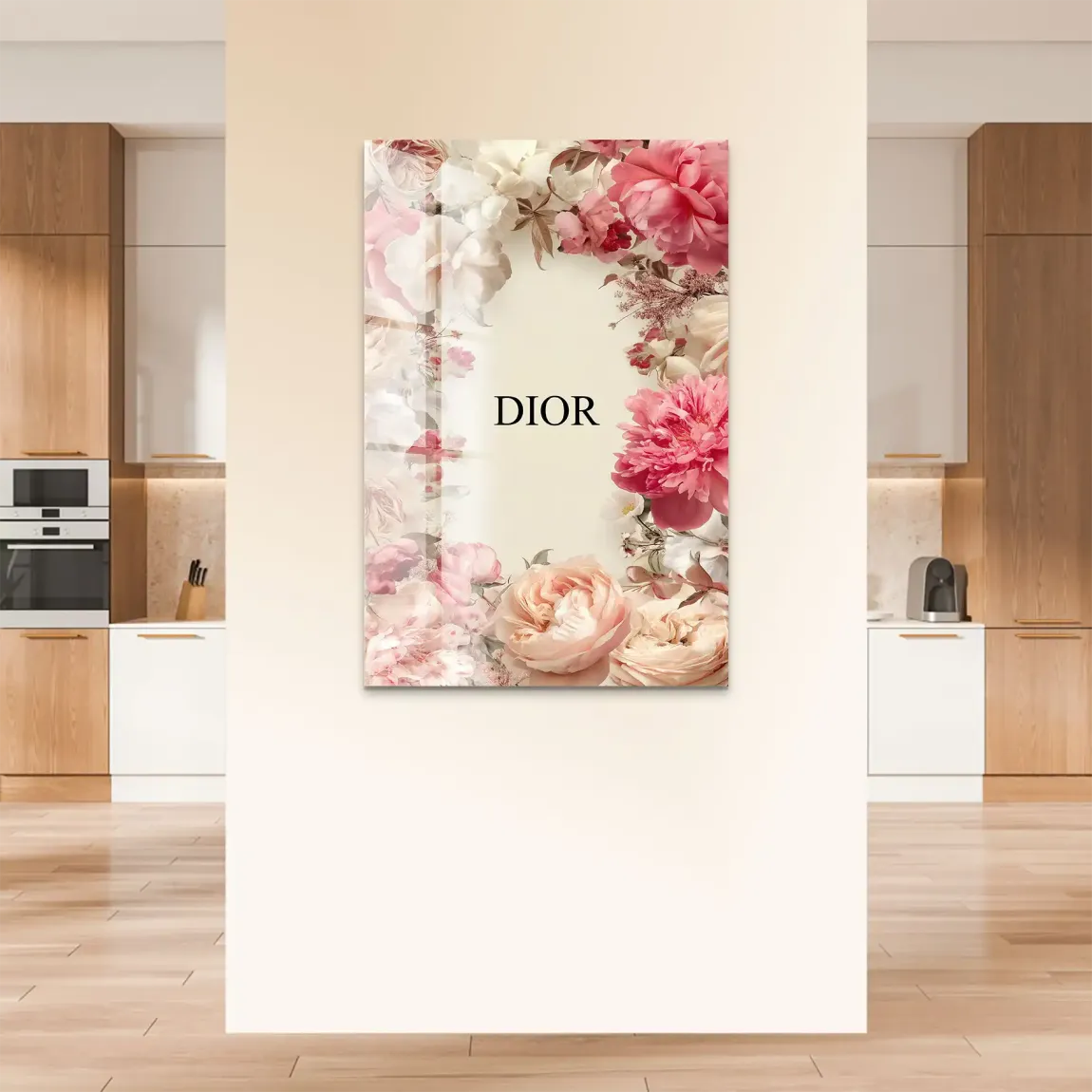 Floral Couture Acrylglas Bild - INGALERIE | Dein Onlineshop für moderne Wandbilder
