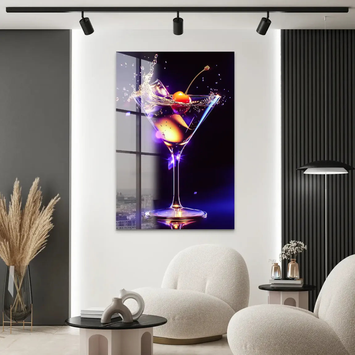 Kirschentanz im Cocktailschimmer Acrylglas Bild INGALERIE
