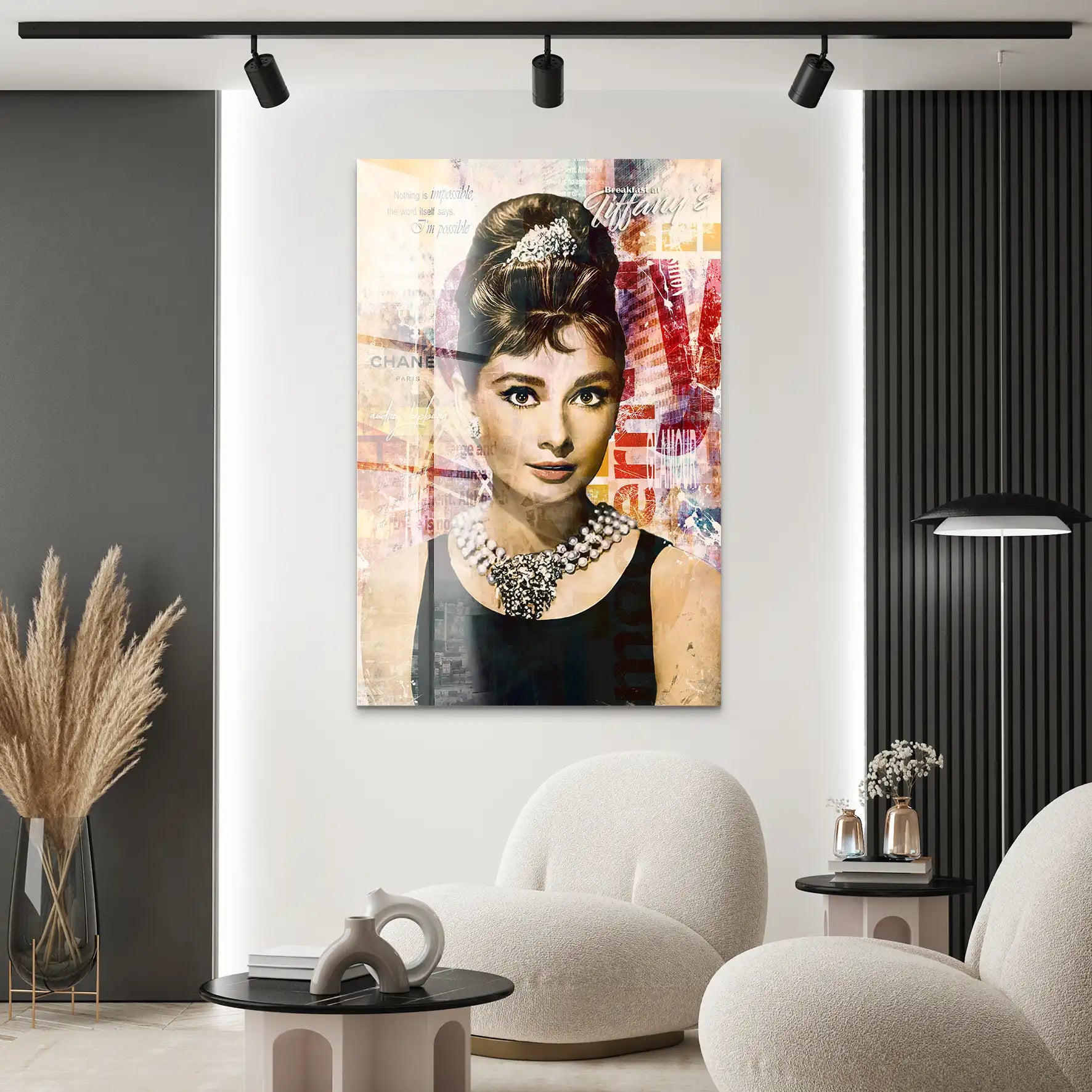 Audrey Glamour Art Acrylglas Bild INGALERIE