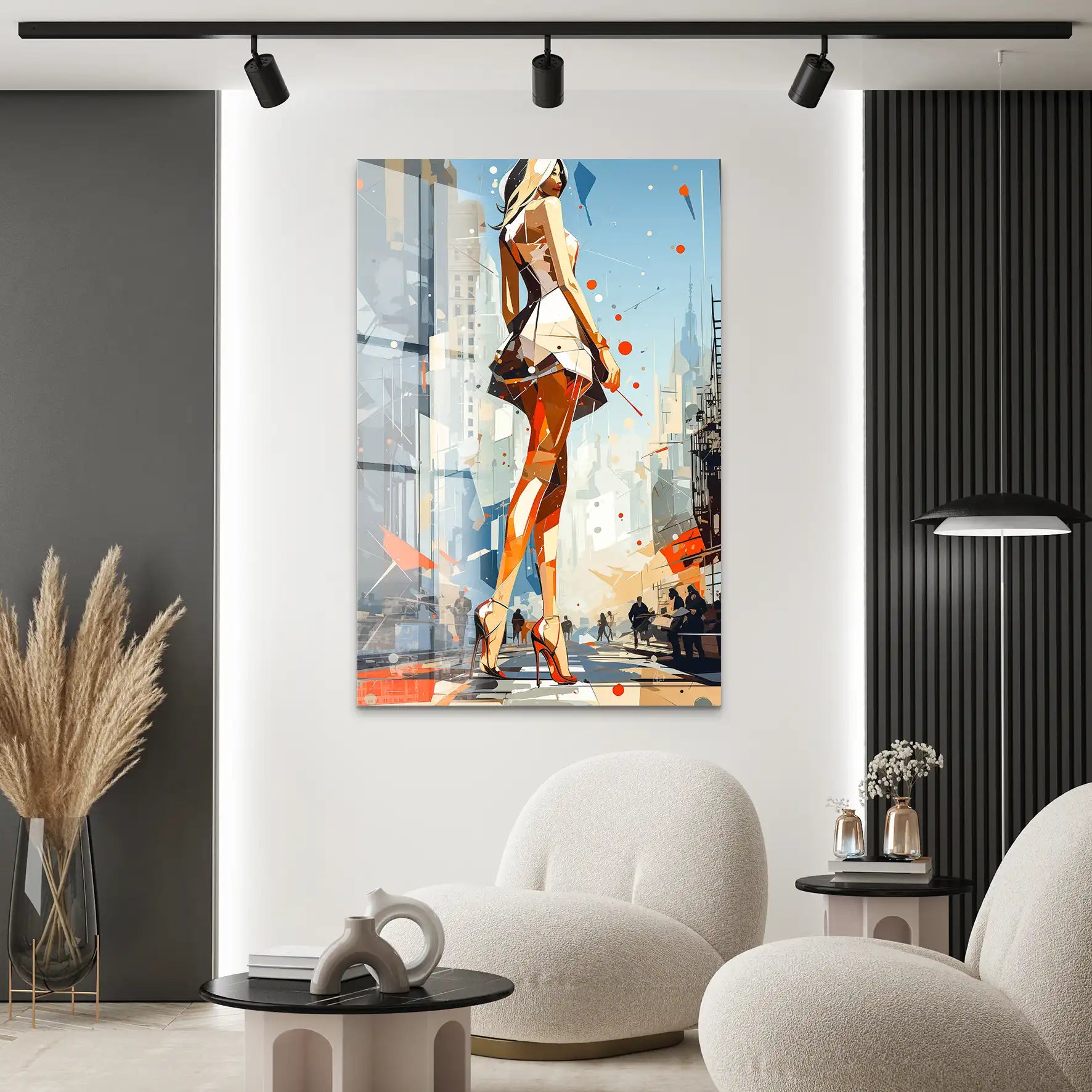 City Walk New York Pop Art Acrylglas Bild INGALERIE