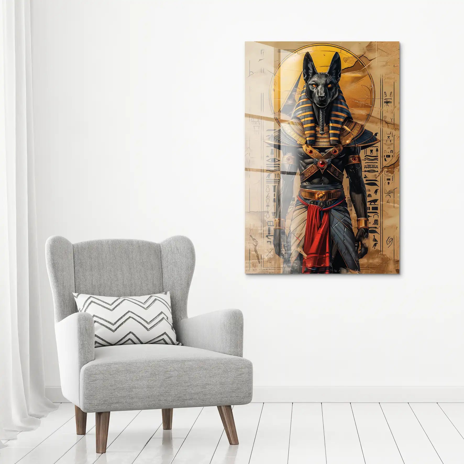 Anubis Modern Style Acrylglas Bild INGALERIE