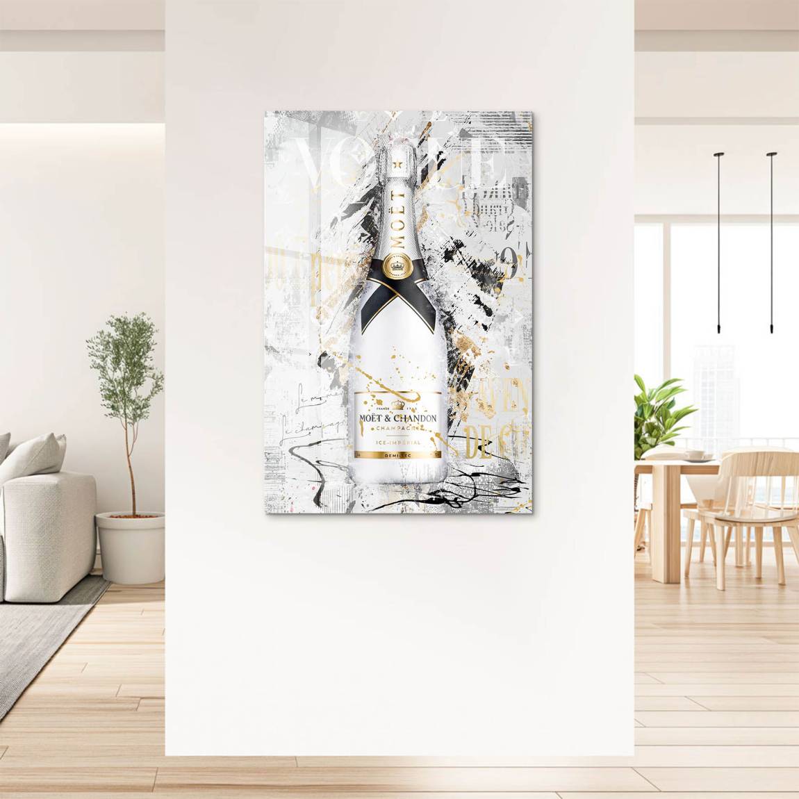 Champagner Prestige Acrylglasbild