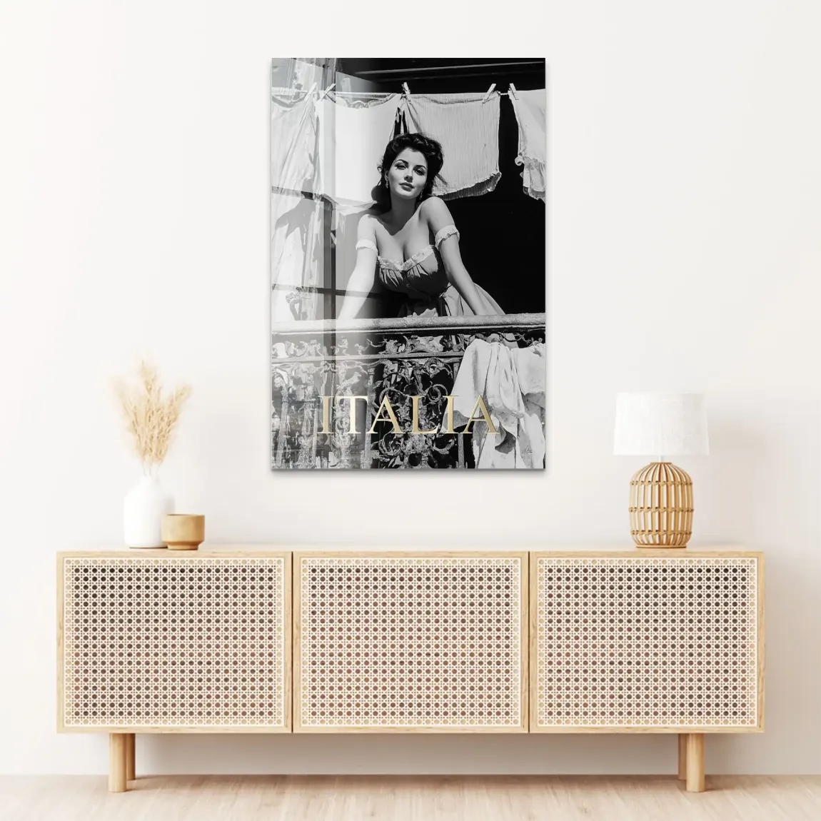 Bella Donna Noir Acrylglas Bild