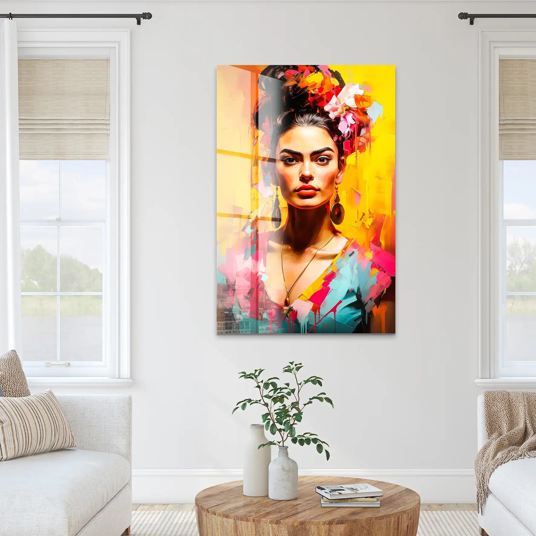 Frida Beauty Flower Acrylglas Bild INGALERIE