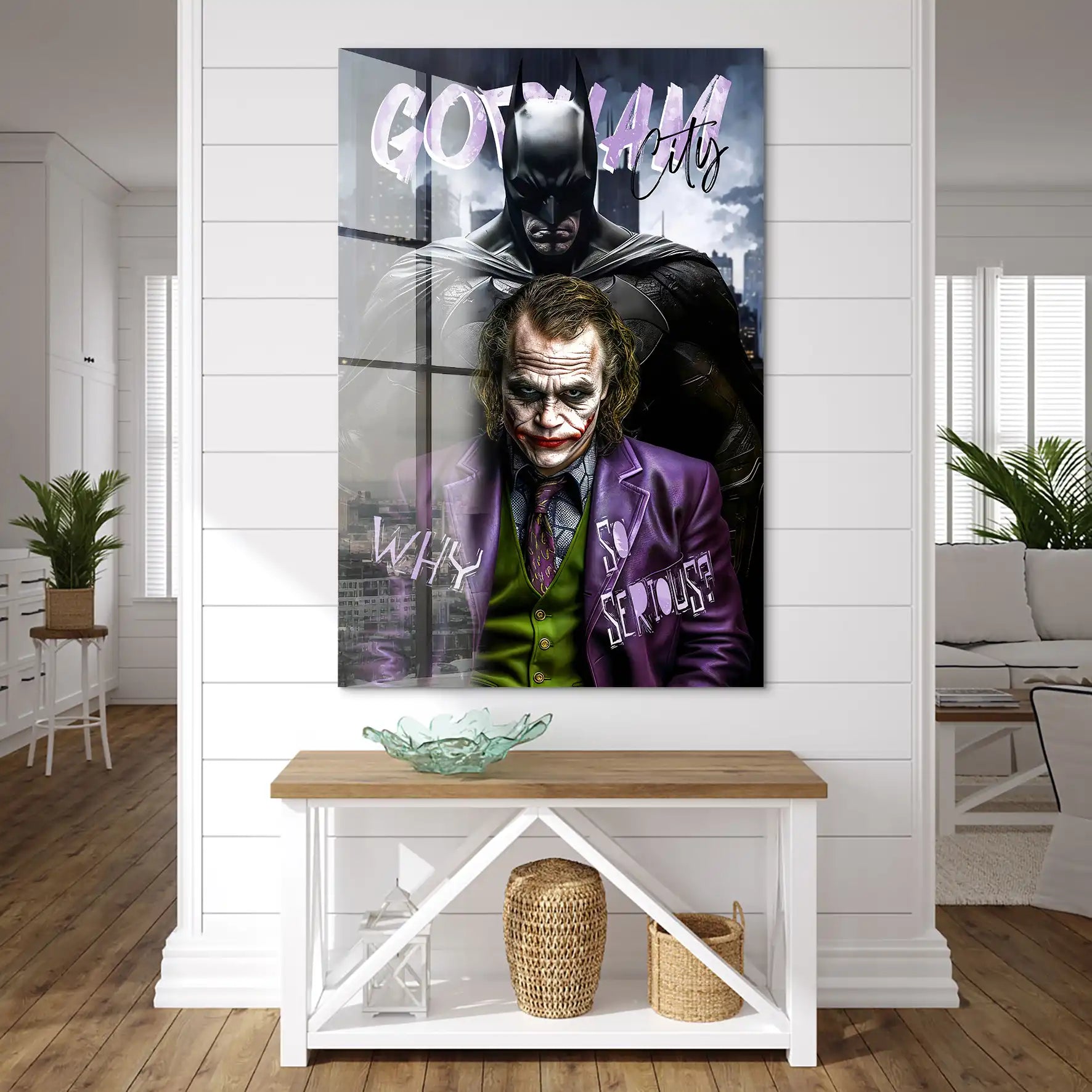 Batman Joker Acrylglas Bild INGALERIE