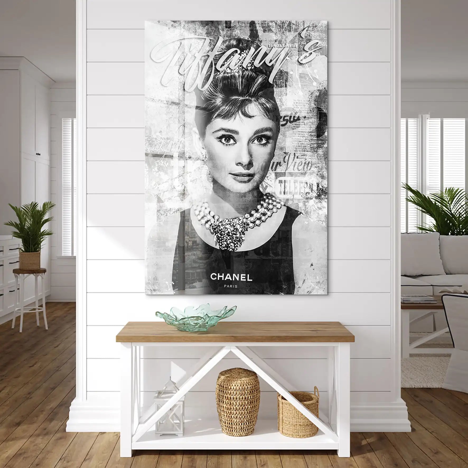 Audrey Tiffany Black Art Acrylglas Bild INGALERIE