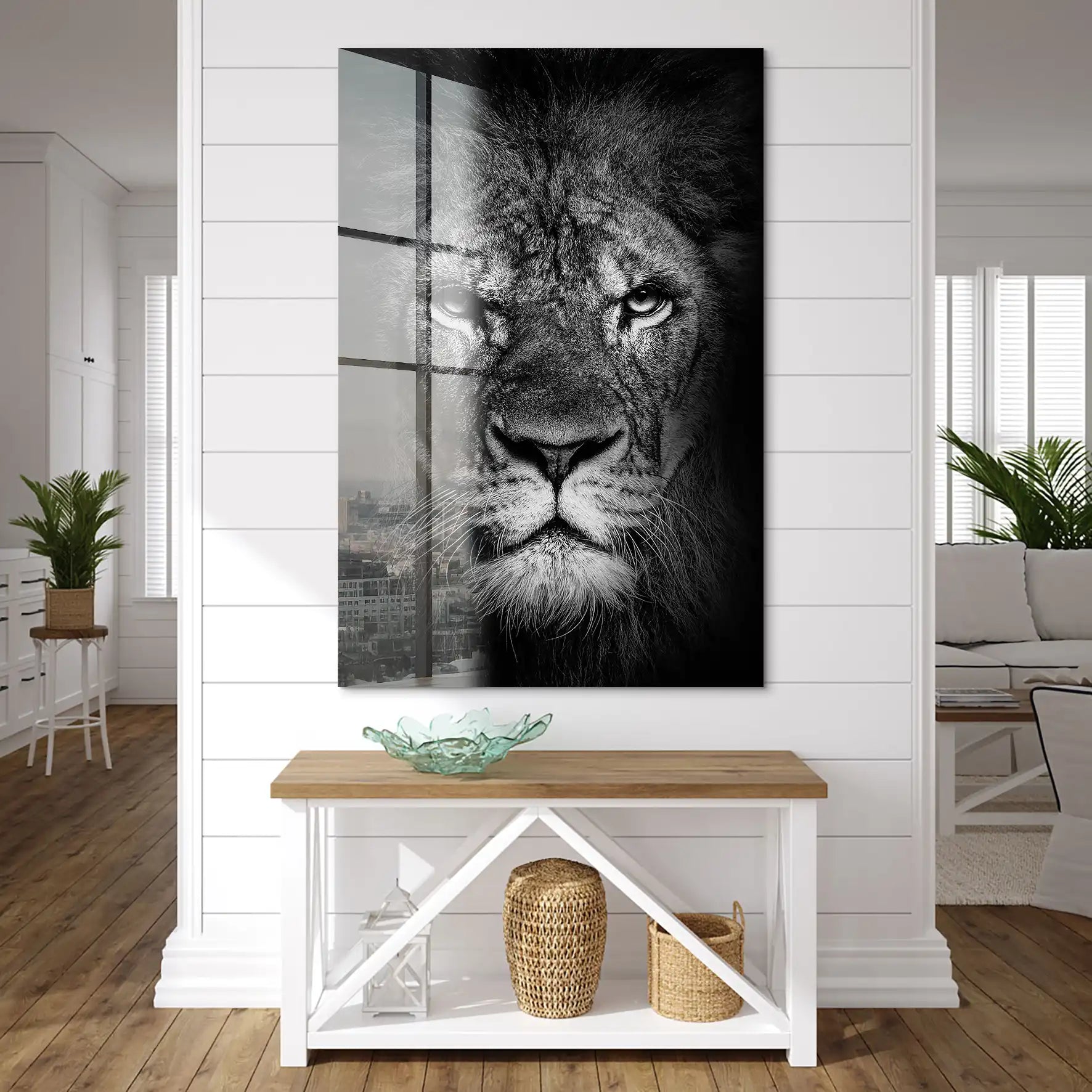 Lion Head Acrylglas Bild INGALERIE