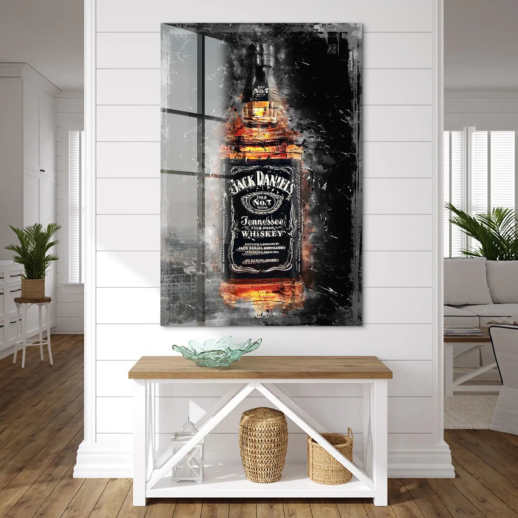 Jack Whisky Abstrakt Acrylglas Bild INGALERIE