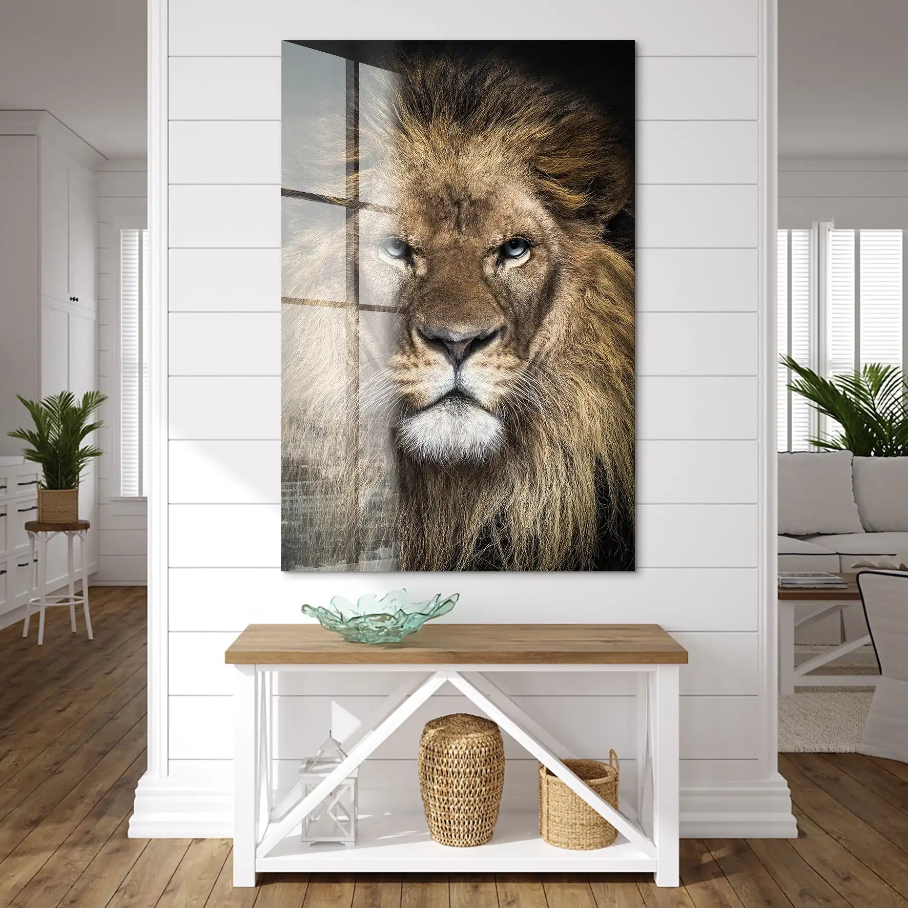 Lion Portrait Acrylglas Bild INGALERIE