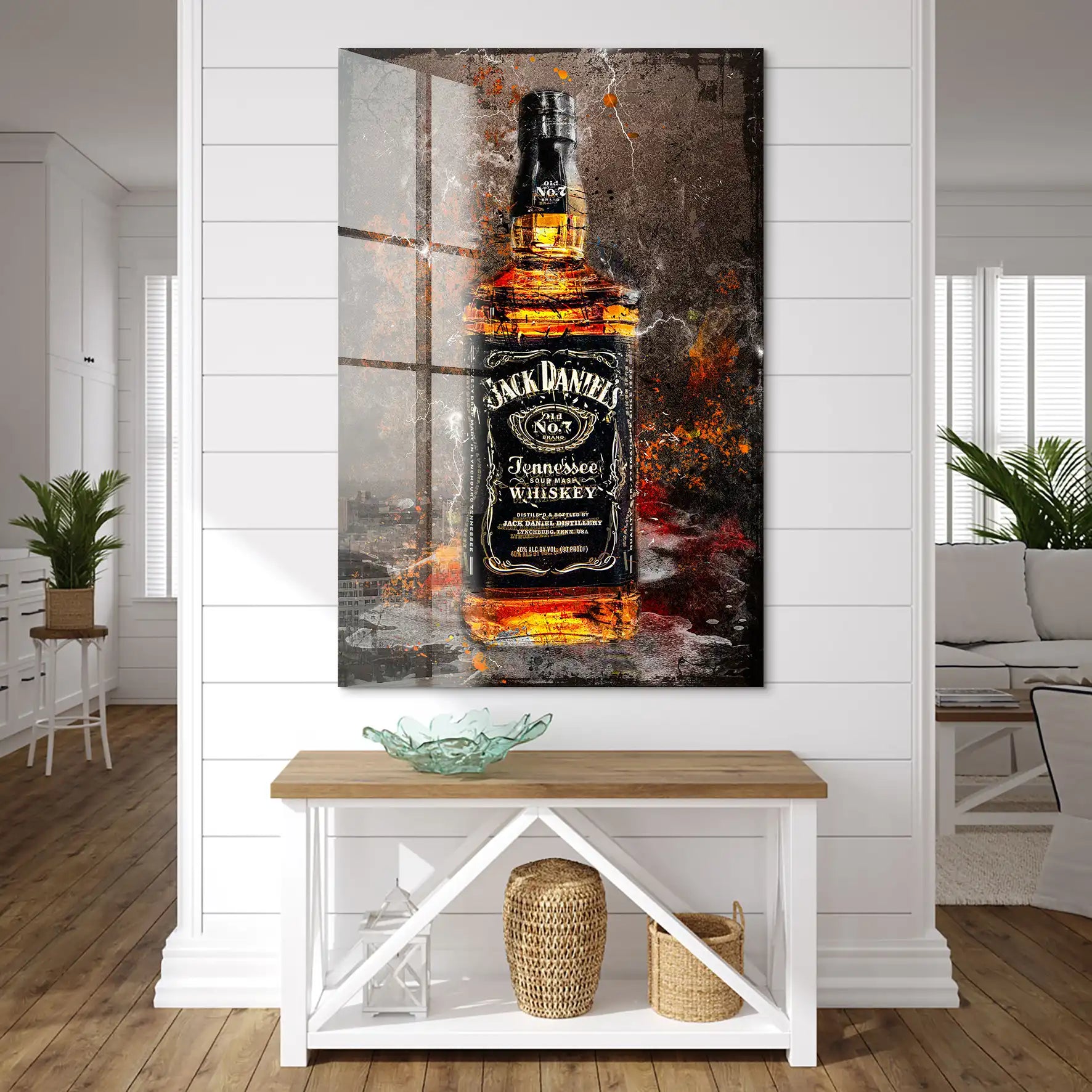 Jack Whisky Vintage Style Acrylglas Bild INGALERIE