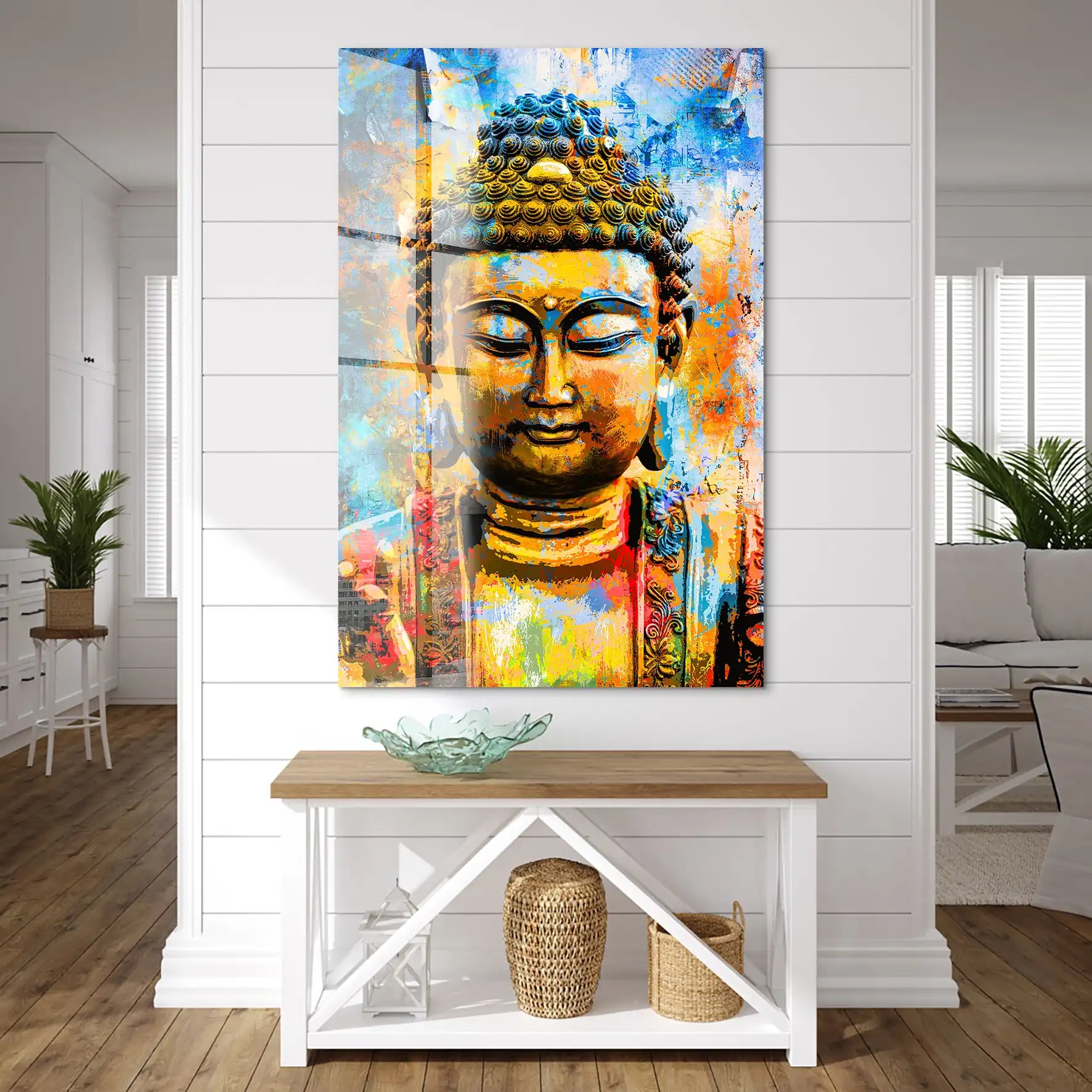 Buddha Color Style Acrylglas Bild INGALERIE