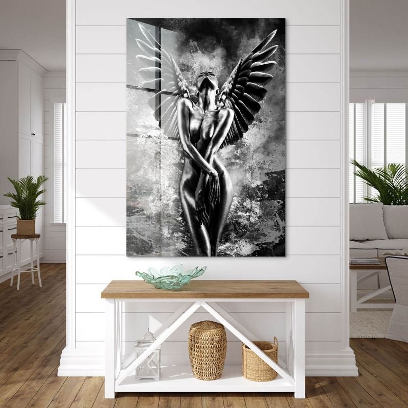 Black Angel Abstrakt Acrylglas Bild INGALERIE