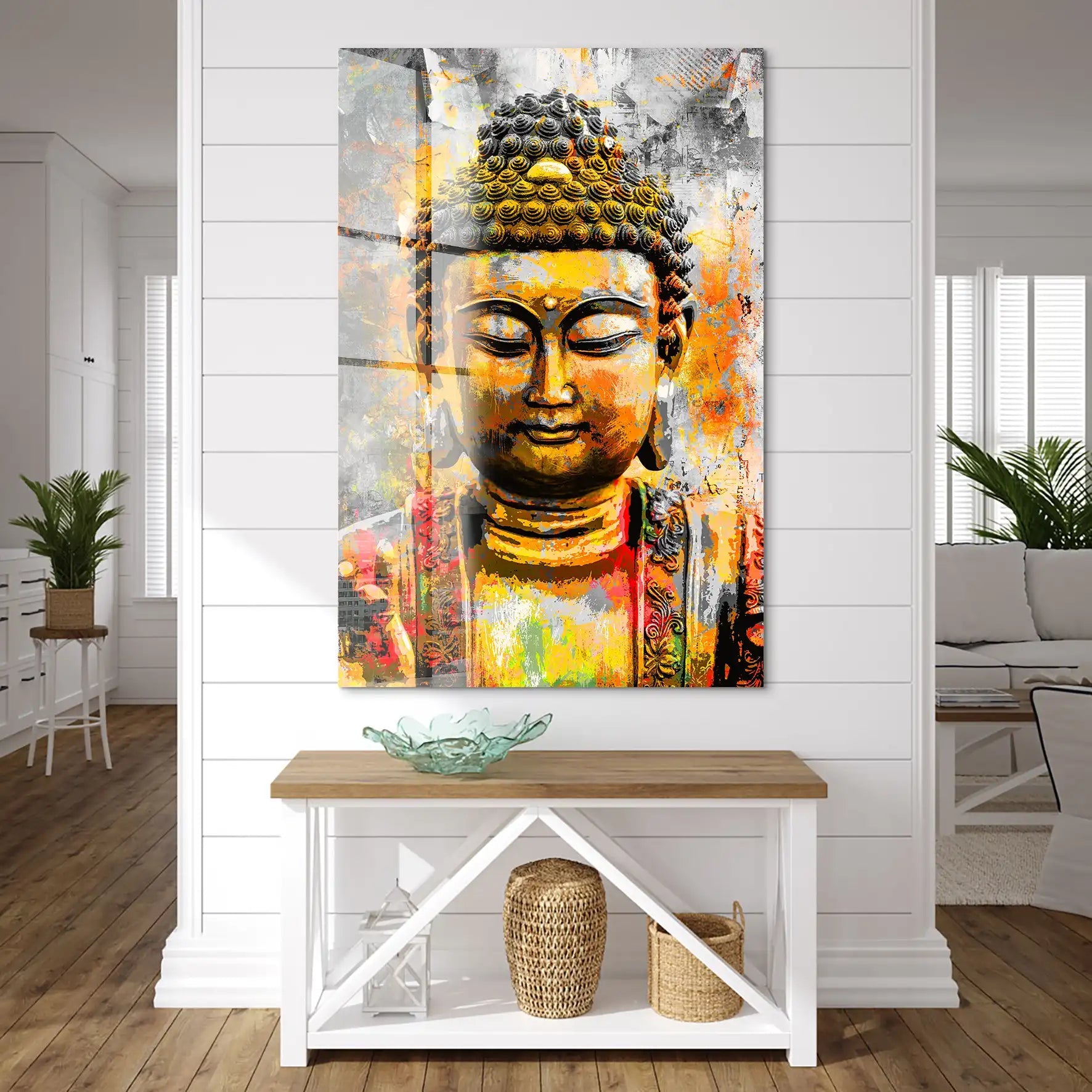 Buddha Boho Style Acrylglas Bild INGALERIE