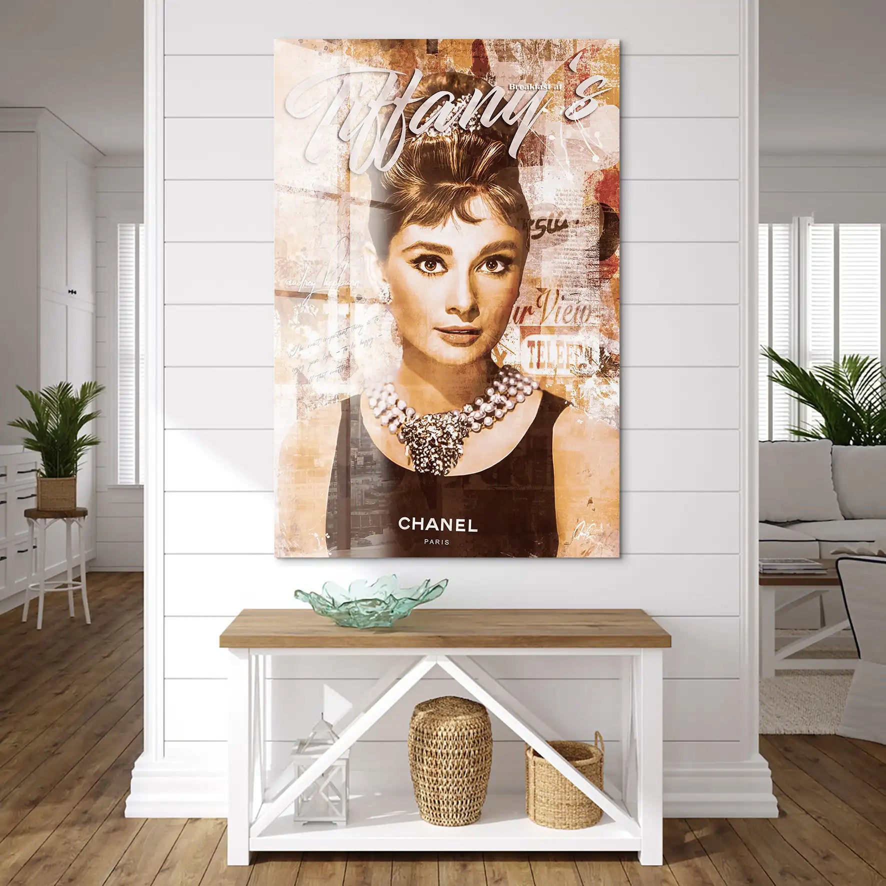 Audrey Tiffany Retro Art Acrylglas Bild INGALERIE