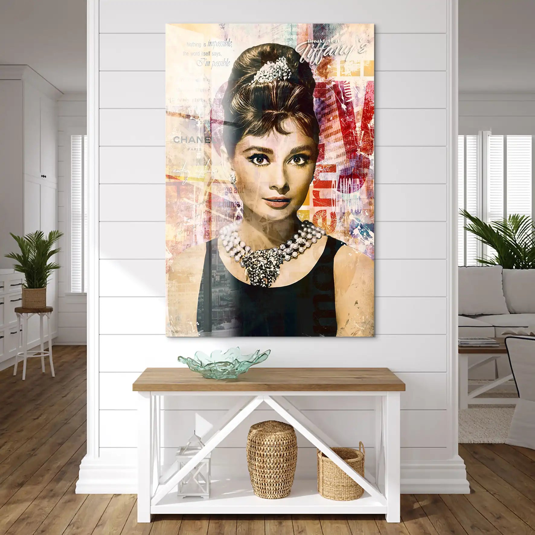 Audrey Glamour Art Acrylglas Bild INGALERIE