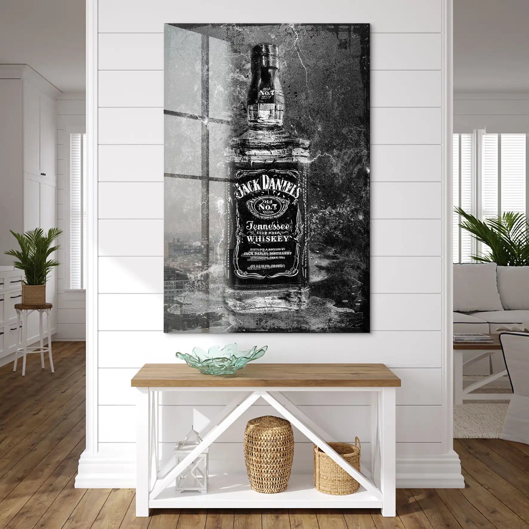 Jack Whisky Black Style Acrylglas Bild INGALERIE