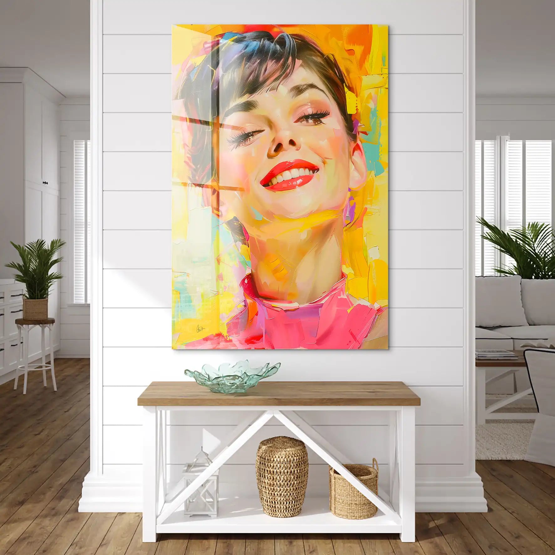 Audrey Modern Art Acrylglas Bild INGALERIE