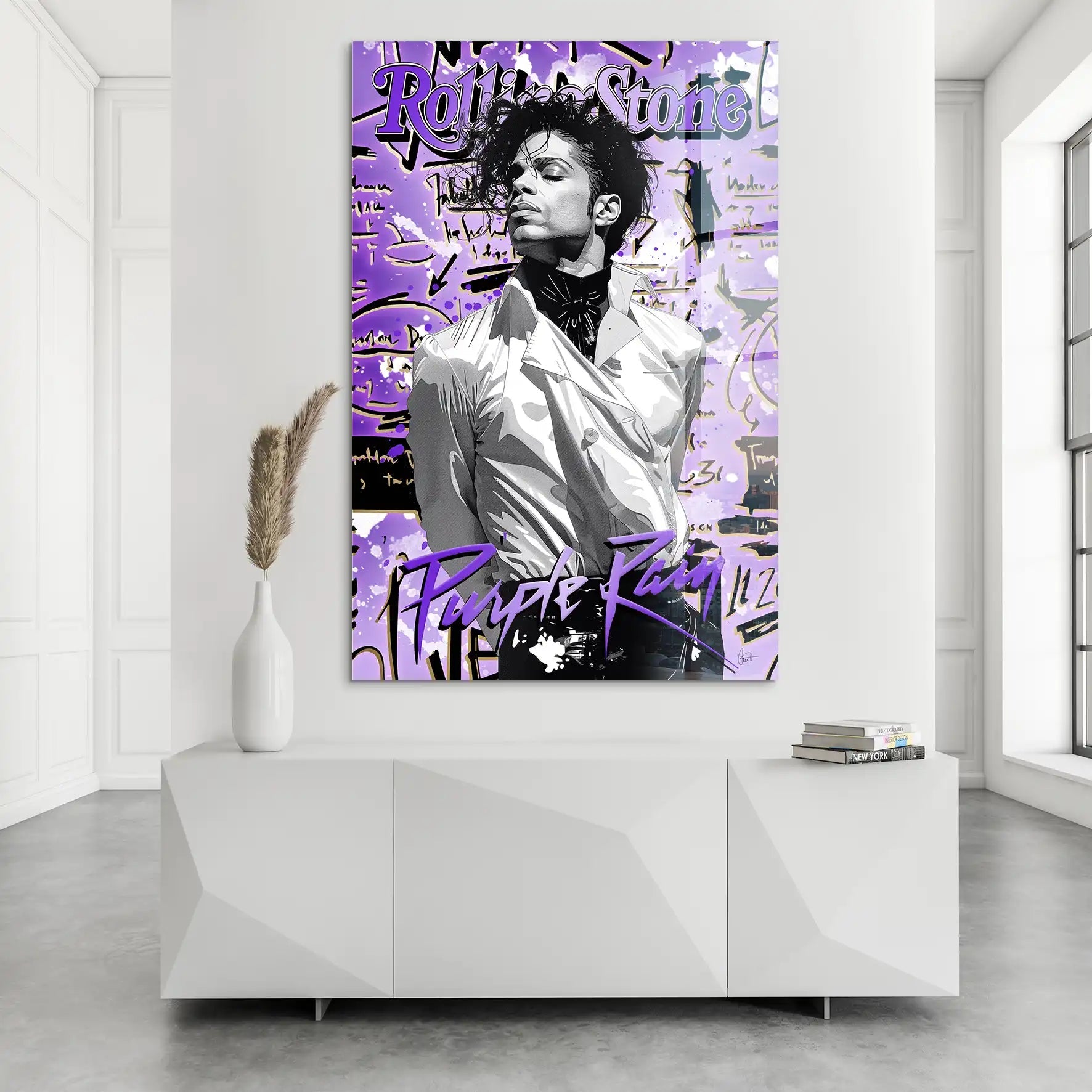 Purple Rain Acrylglas Bild INGALERIE