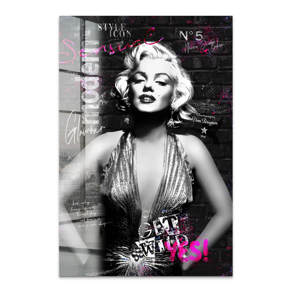 Marilyn Get Wild Acrylglas Bild INGALERIE