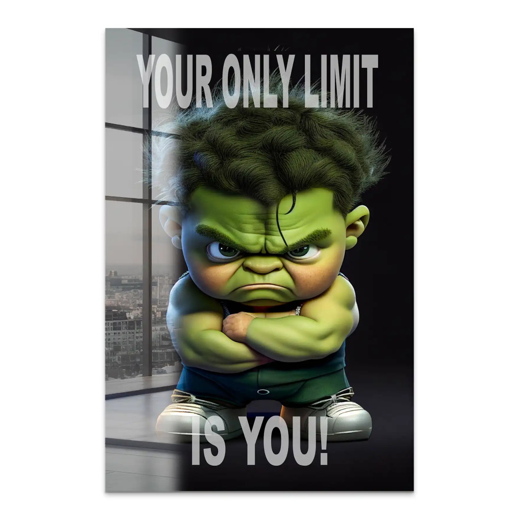 Hulk Your Limit Acrylglas Bild INGALERIE