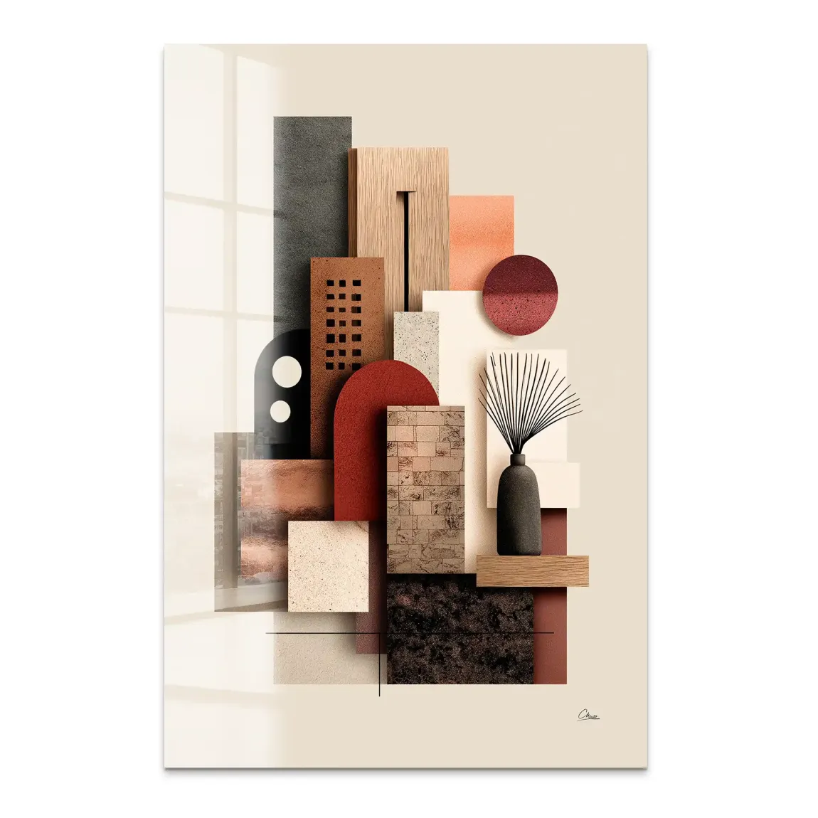 Urban Layers Elegance Acrylglas Bild INGALERIE