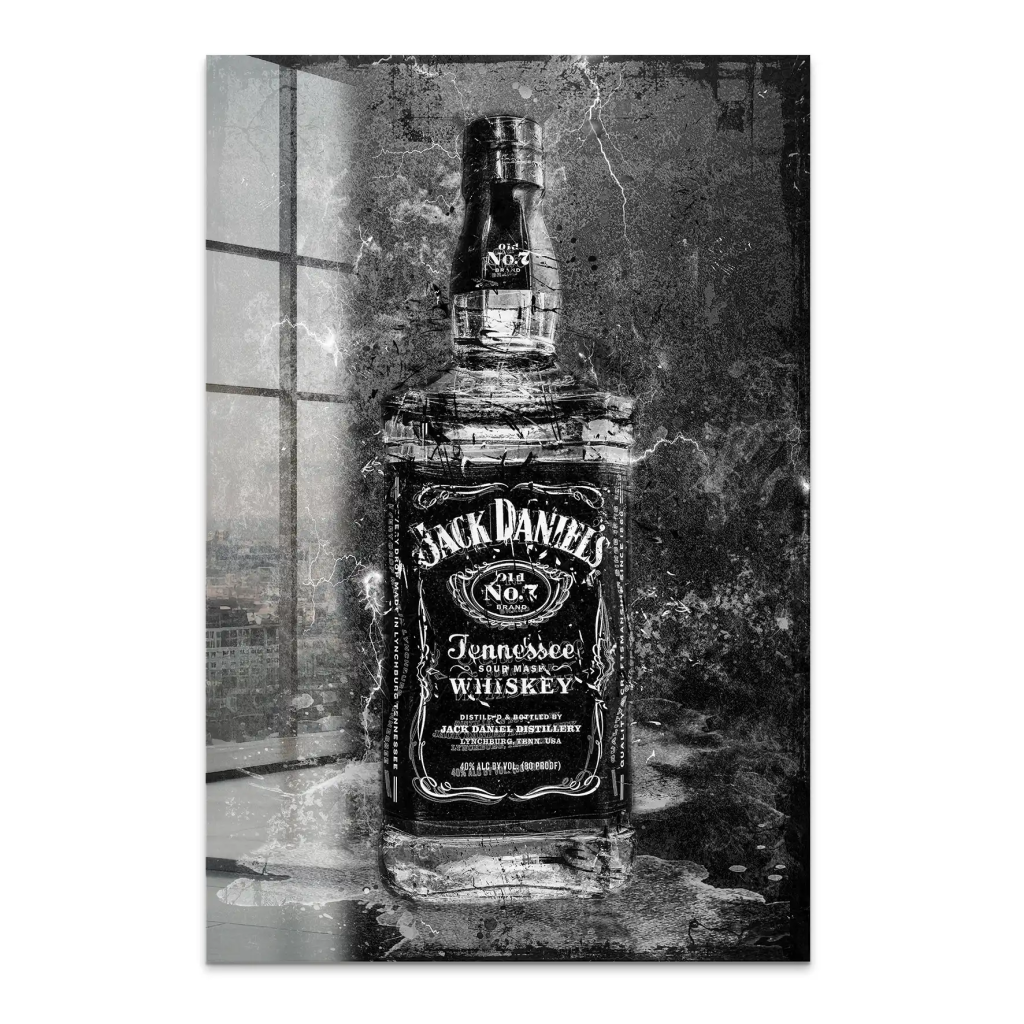 Jack Whisky Black Style Acrylglas Bild INGALERIE