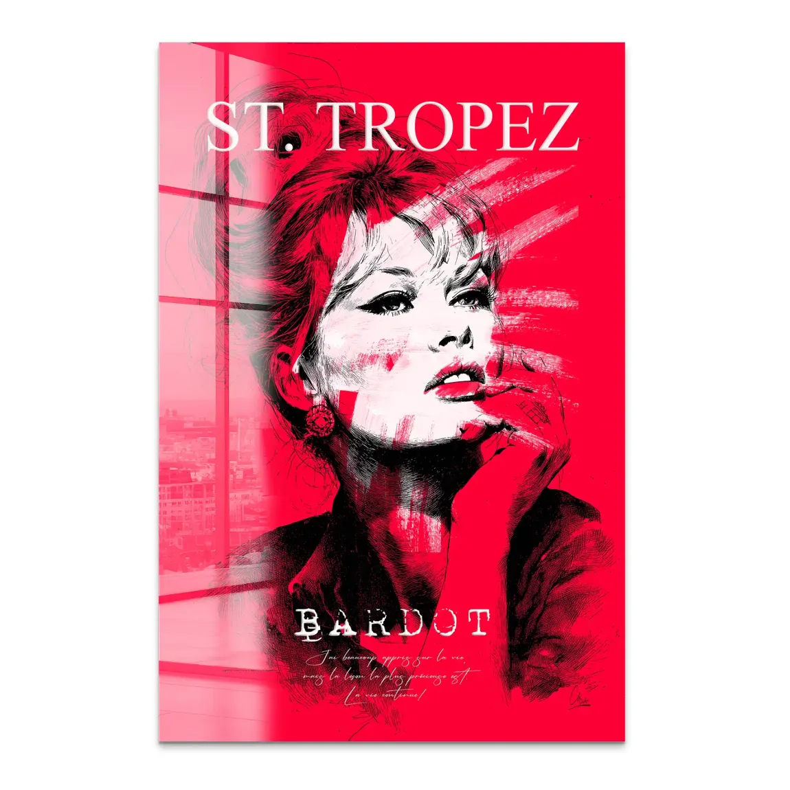 Bardot St Tropez Acrylglas Bild
