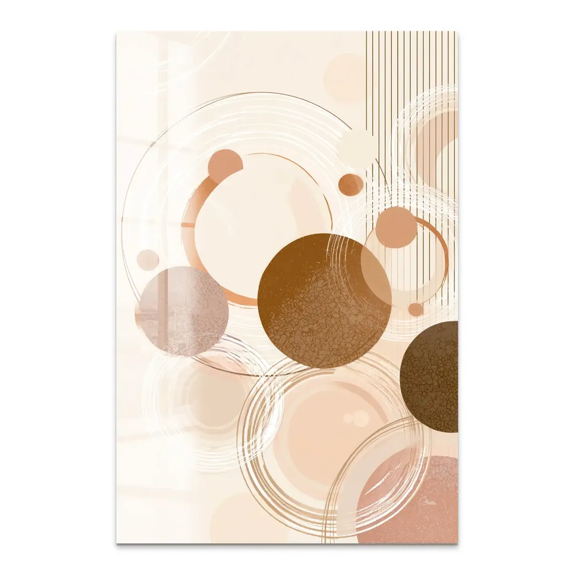 Circles of Timeless Acrylglas Bild INGALERIE