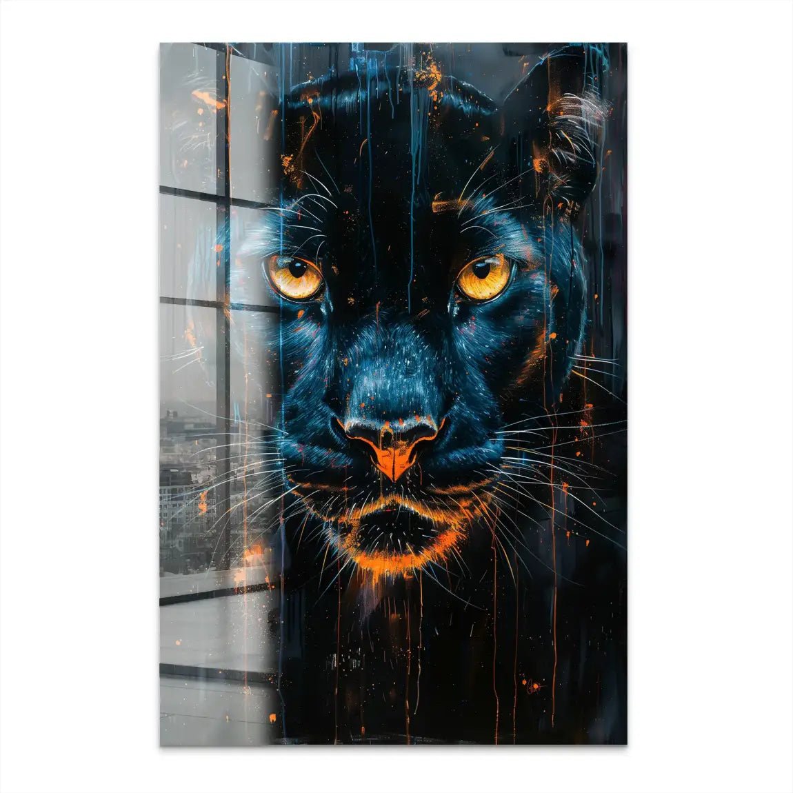 Black Panther Acrylglas Bild INGALERIE