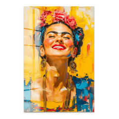 Lachende Frida Acrylglas Bild