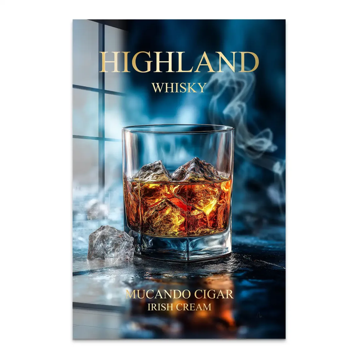 Highland Whisky Glow Acrylglas Bild