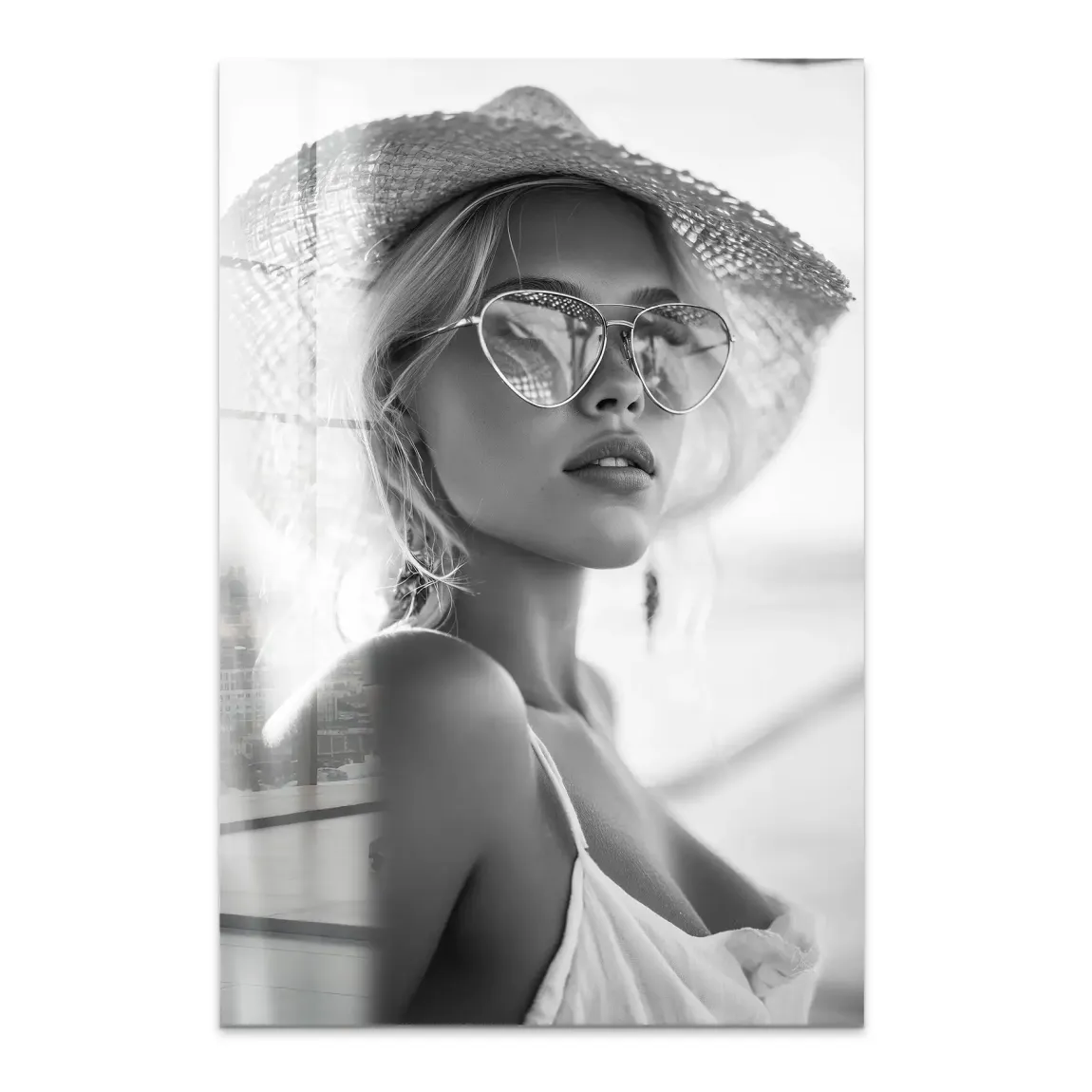 Summer Glam Noir Acrylglas Bild