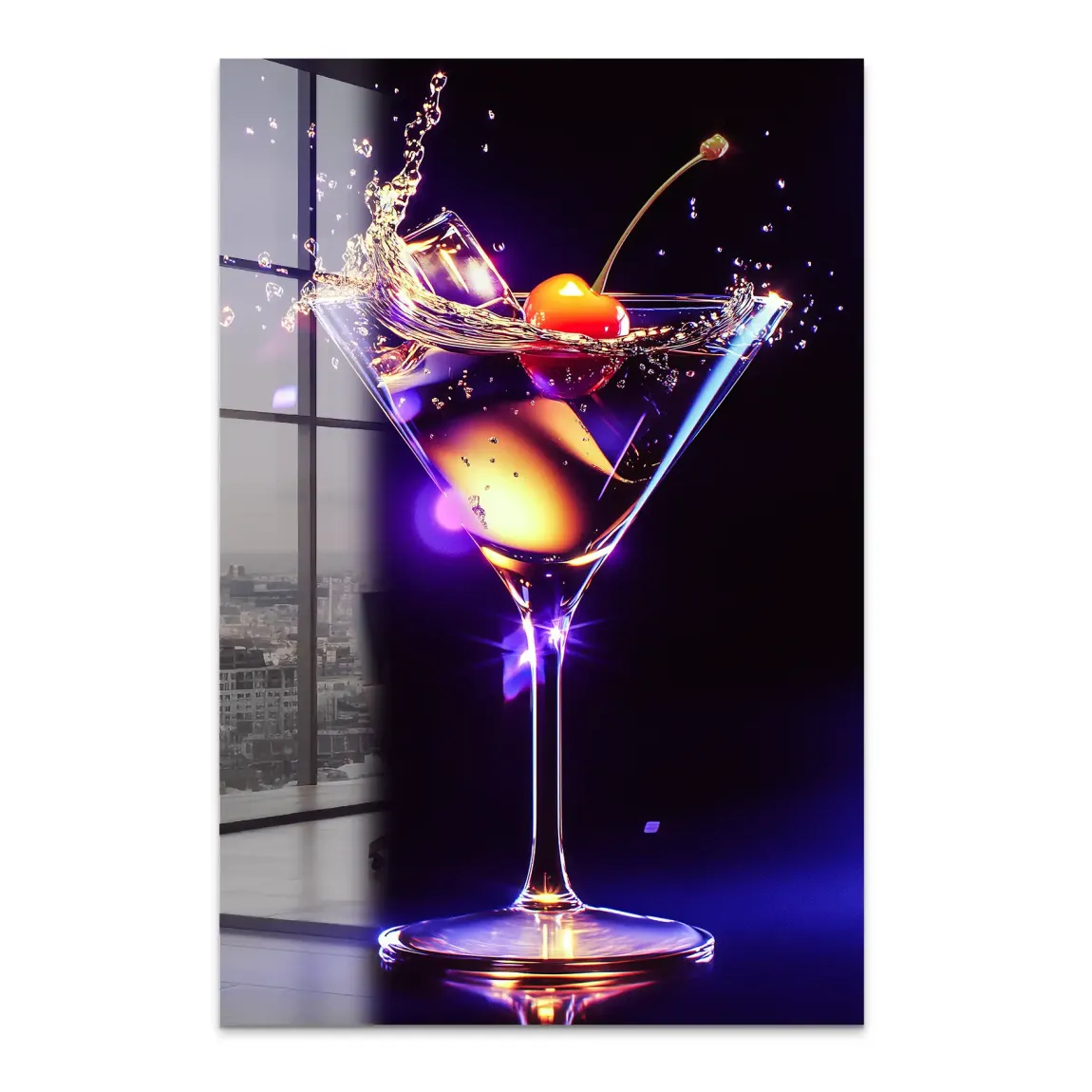 Kirschentanz im Cocktailschimmer Acrylglas Bild INGALERIE
