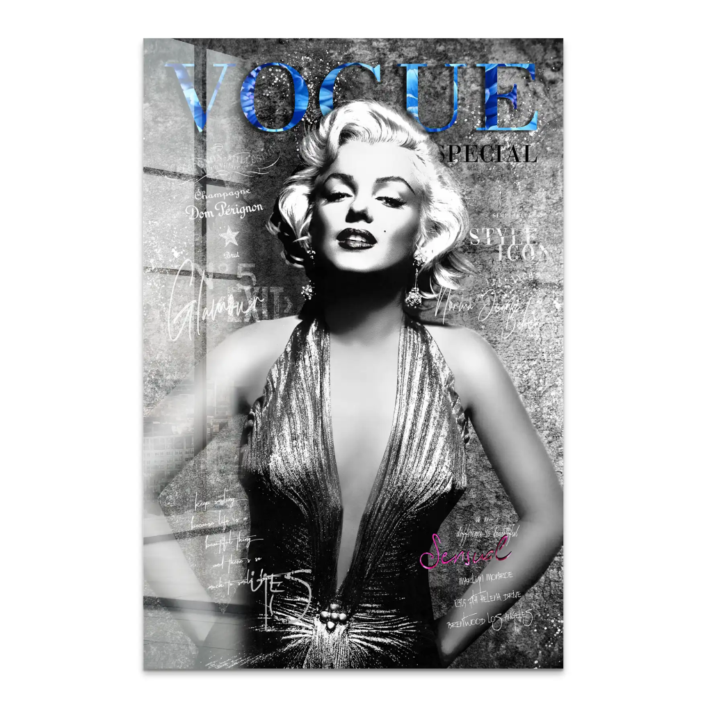 Marilyn Vogue Acrylglas Bild INGALERIE