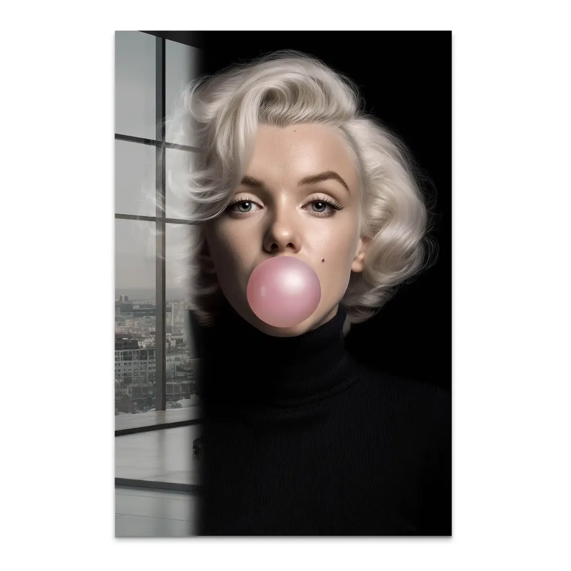 Marilyn Bubble Glamour Acrylglas Bild