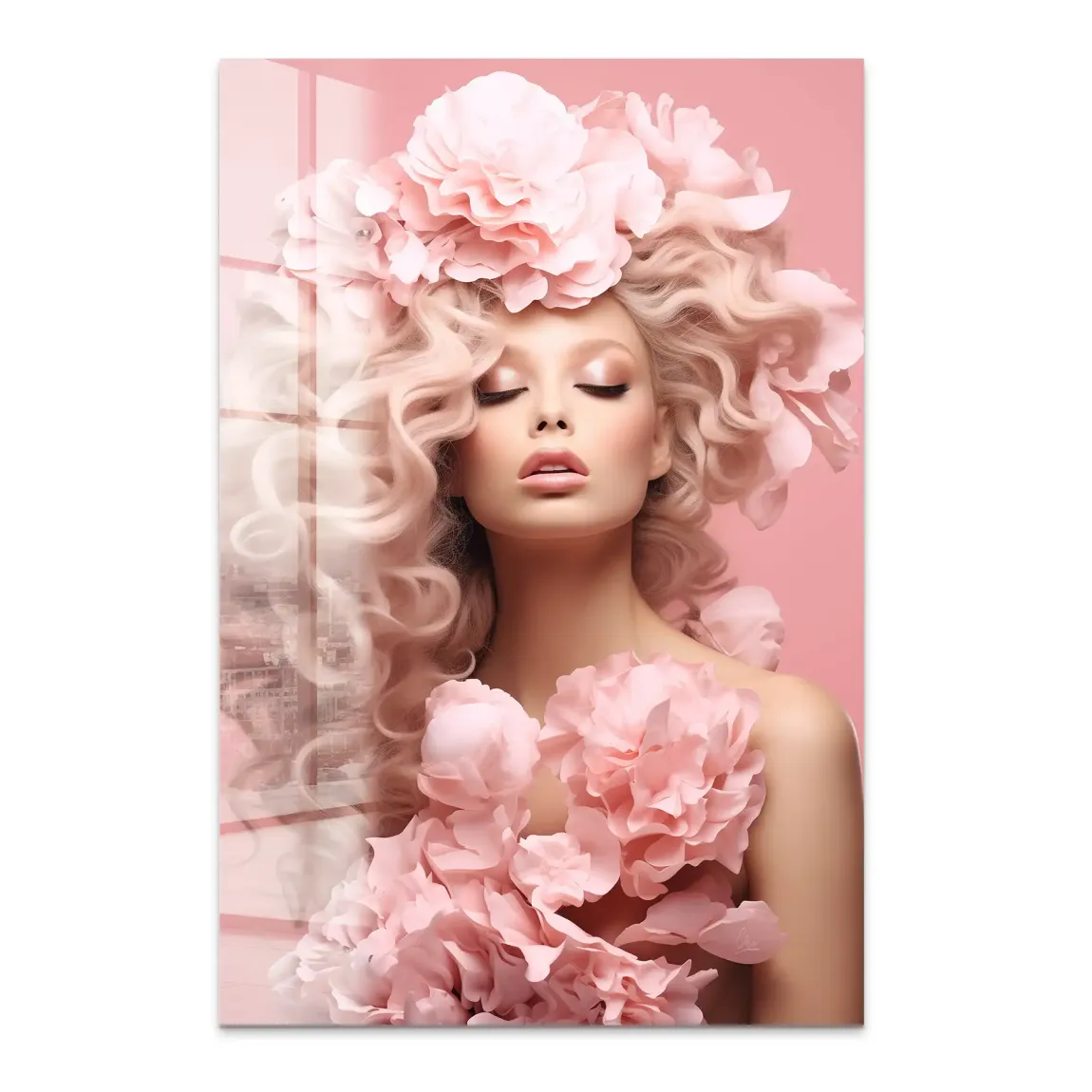 Rose Couture Acrylglas Bild