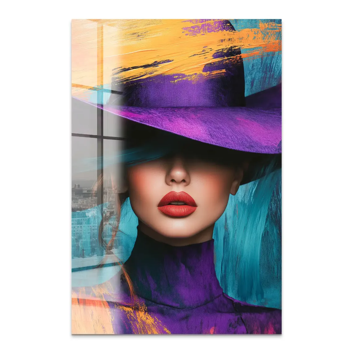 Queen of Color Acrylglas Bild INGALERIE