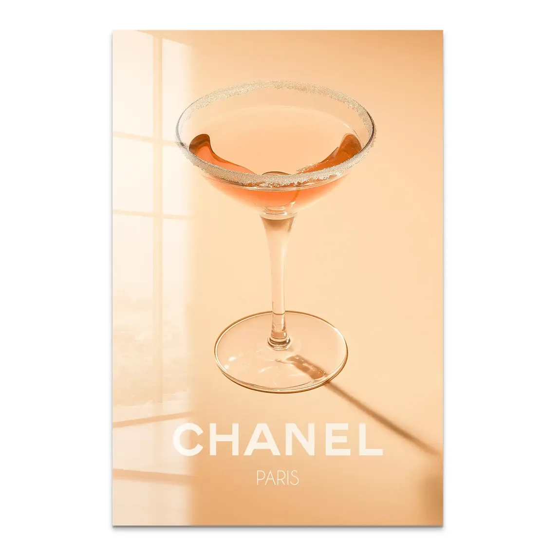 Chanel Glam Cocktail Acrylglas Bild