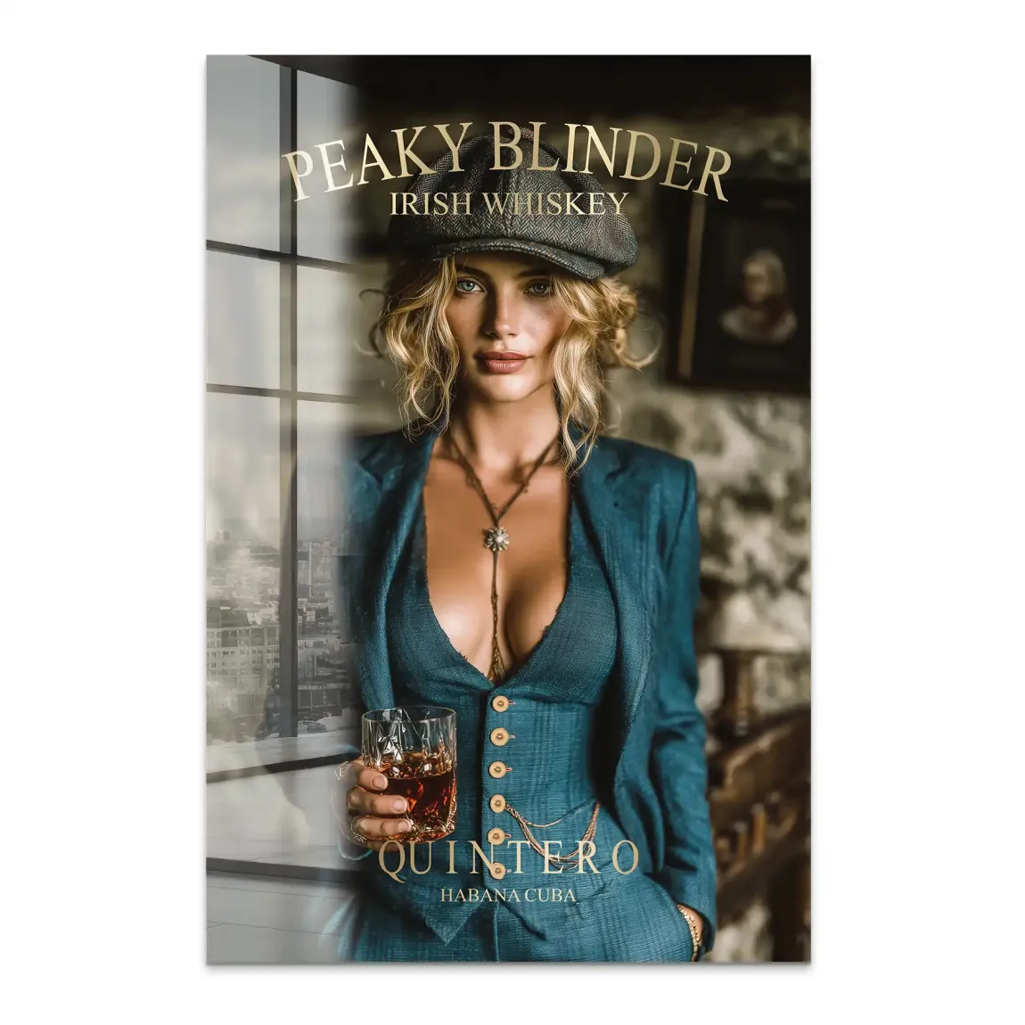 Peaky Blinder Glam Acrylglas Bild