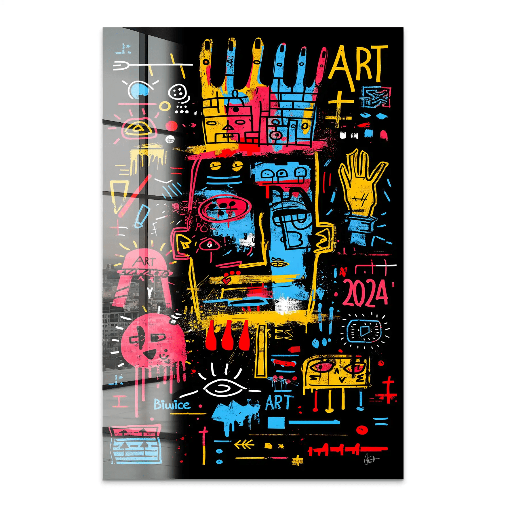 Basquiat Art Acrylglas Bild INGALERIE