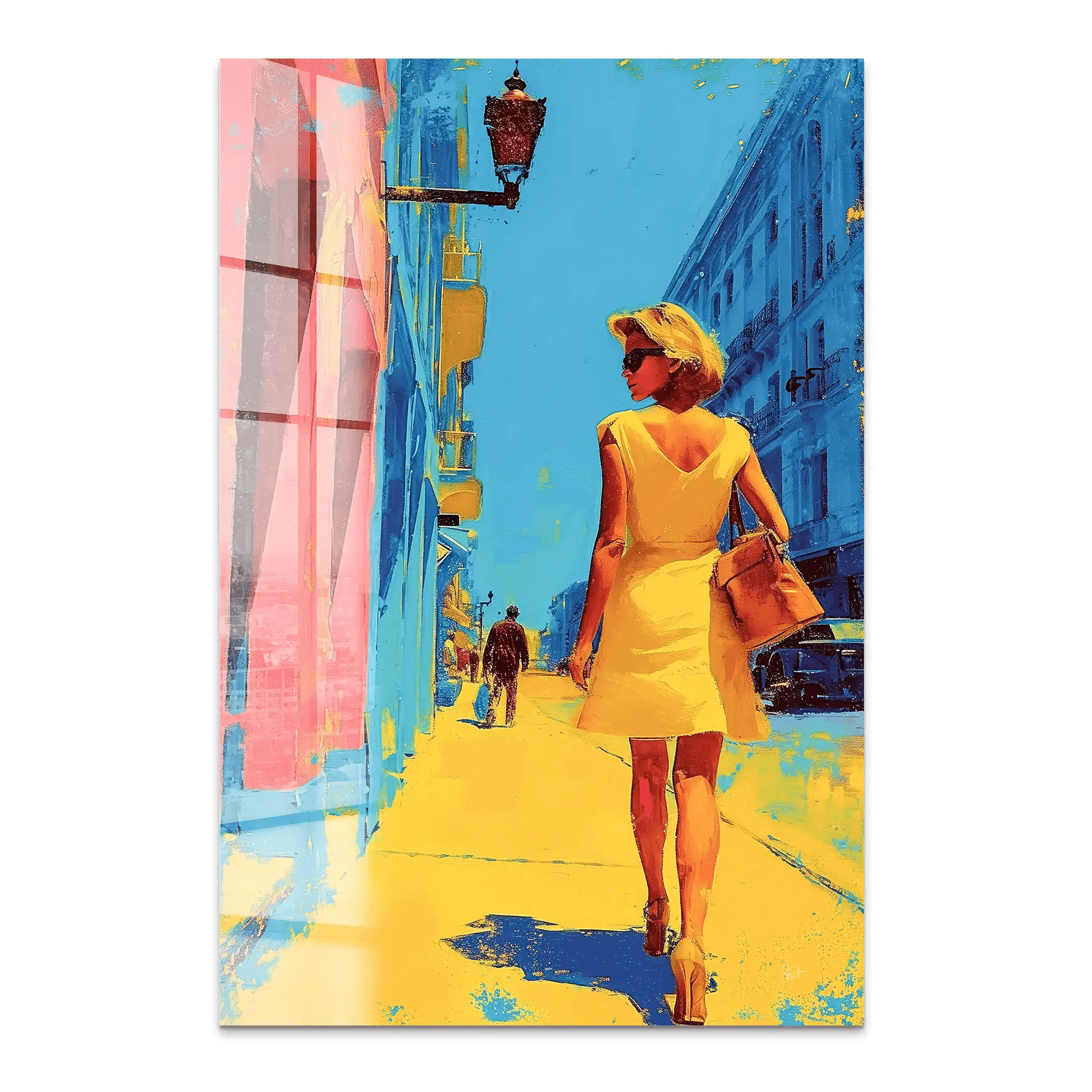 City Walk Pop Art Acrylglas Bild INGALERIE