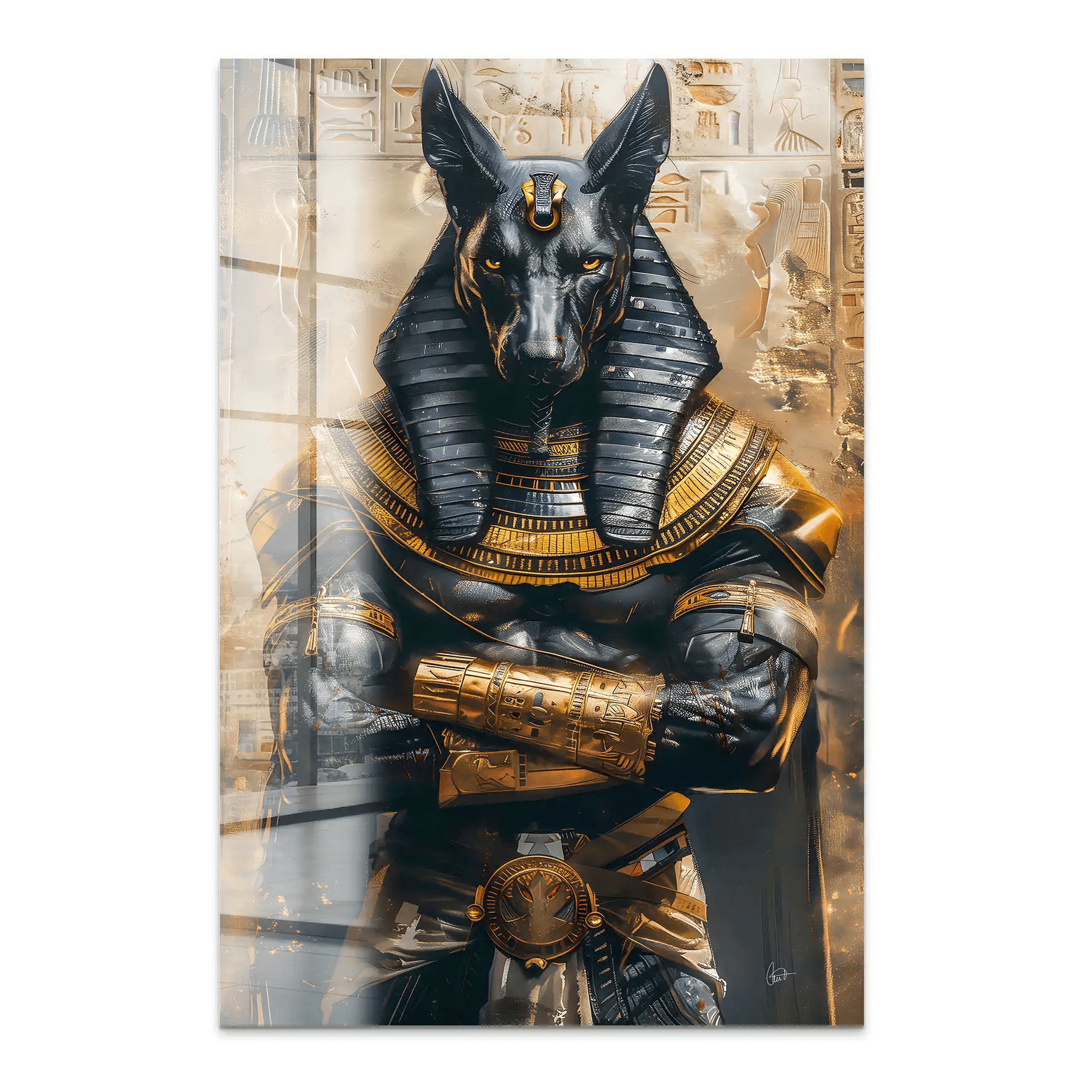 Anubis Style Acrylglas Bild INGALERIE