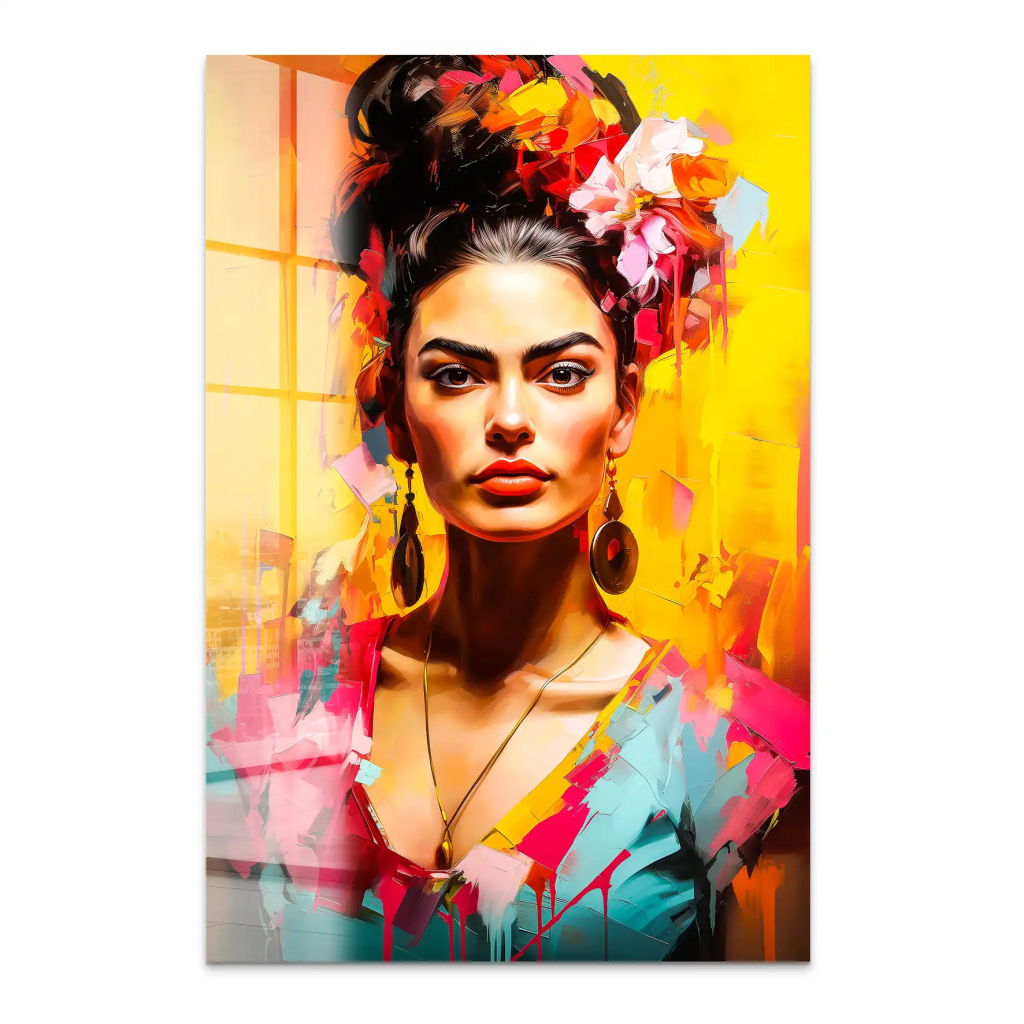 Frida Beauty Flower Acrylglas Bild INGALERIE