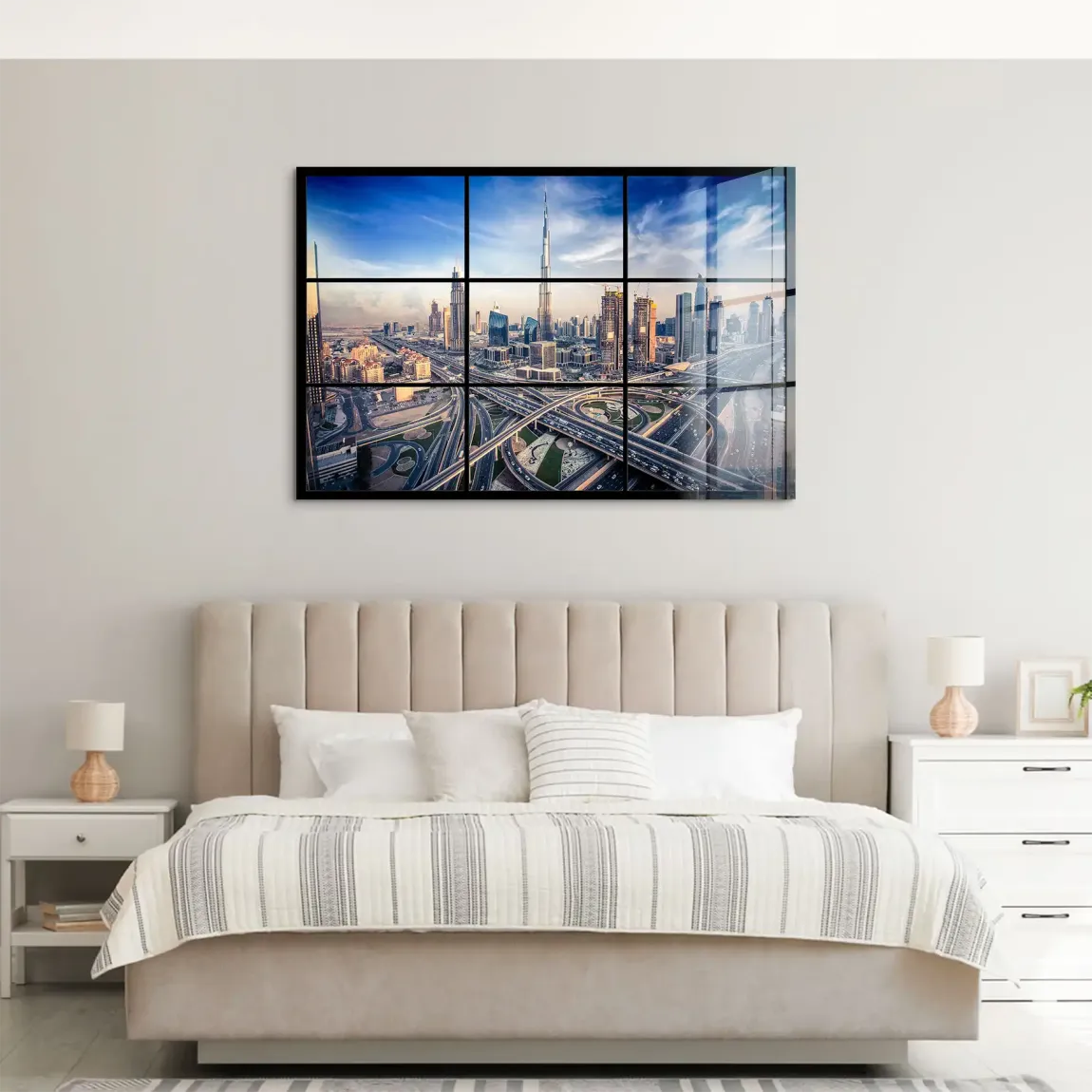 Skyline Dreams Dubai Acrylglas Bild