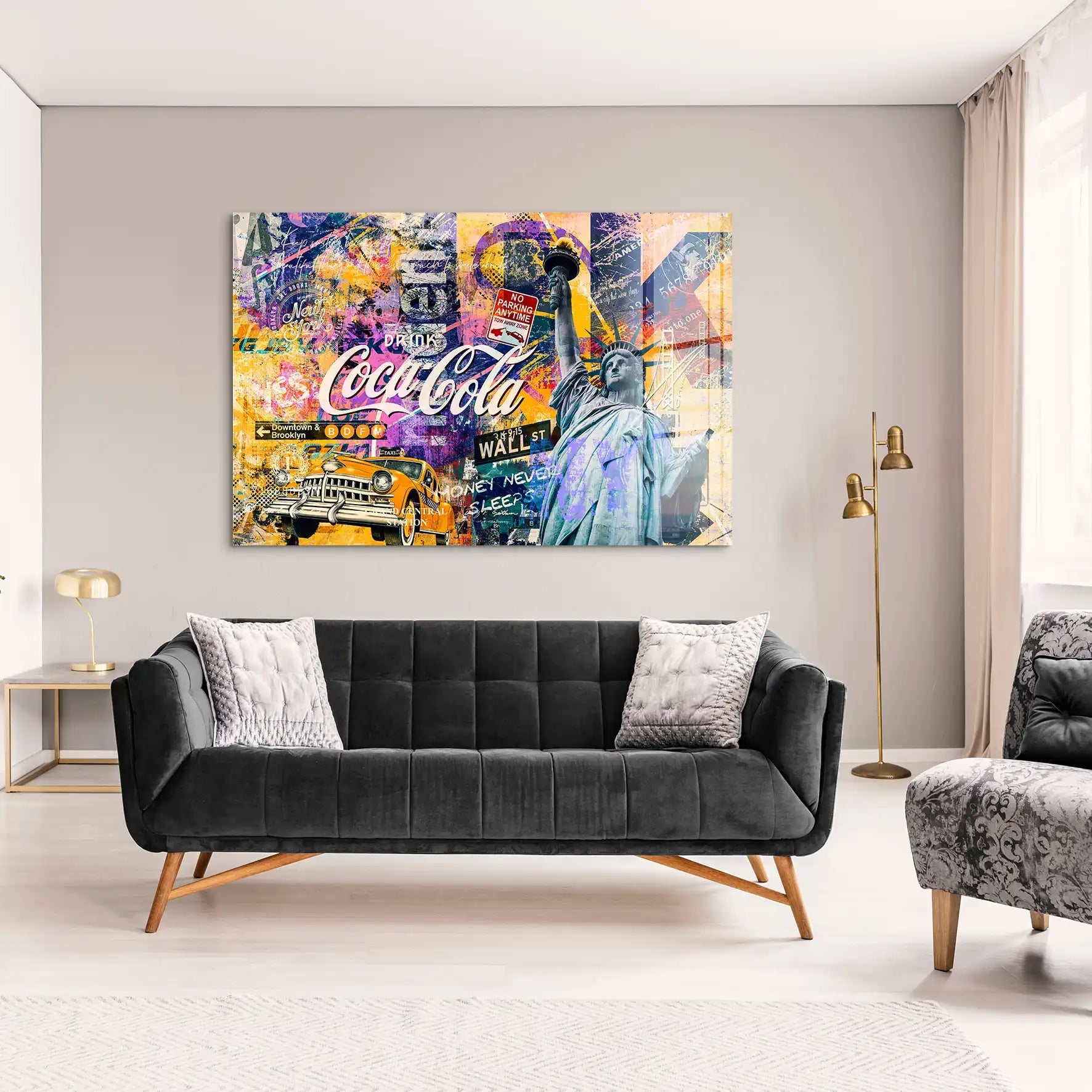 New York Pop Art Acrylglas Bild INGALERIE