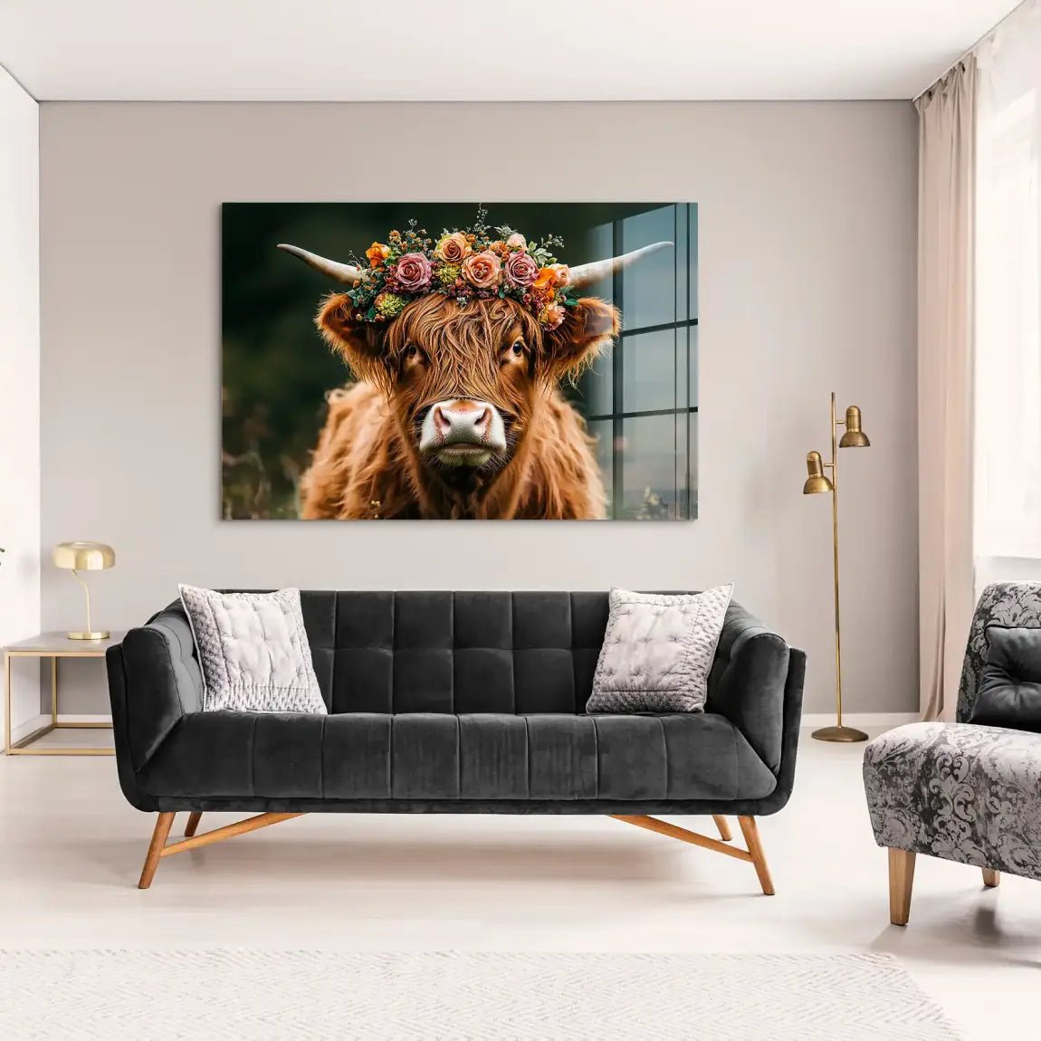 Highland Cow Acrylglas Bild INGALERIE